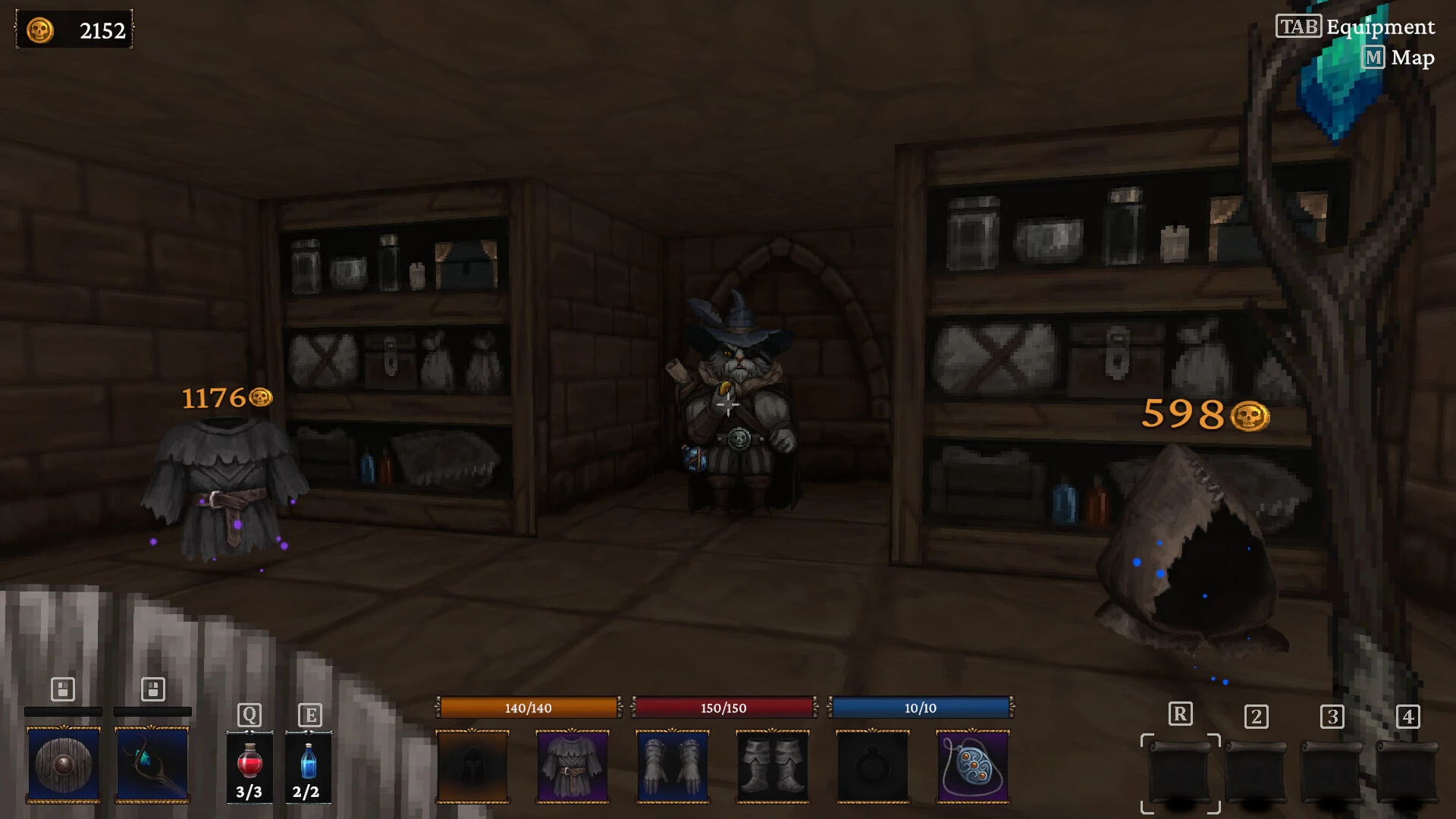 Bonehold Demo — dungeon crawler, roguelike et butin légendaire image 1