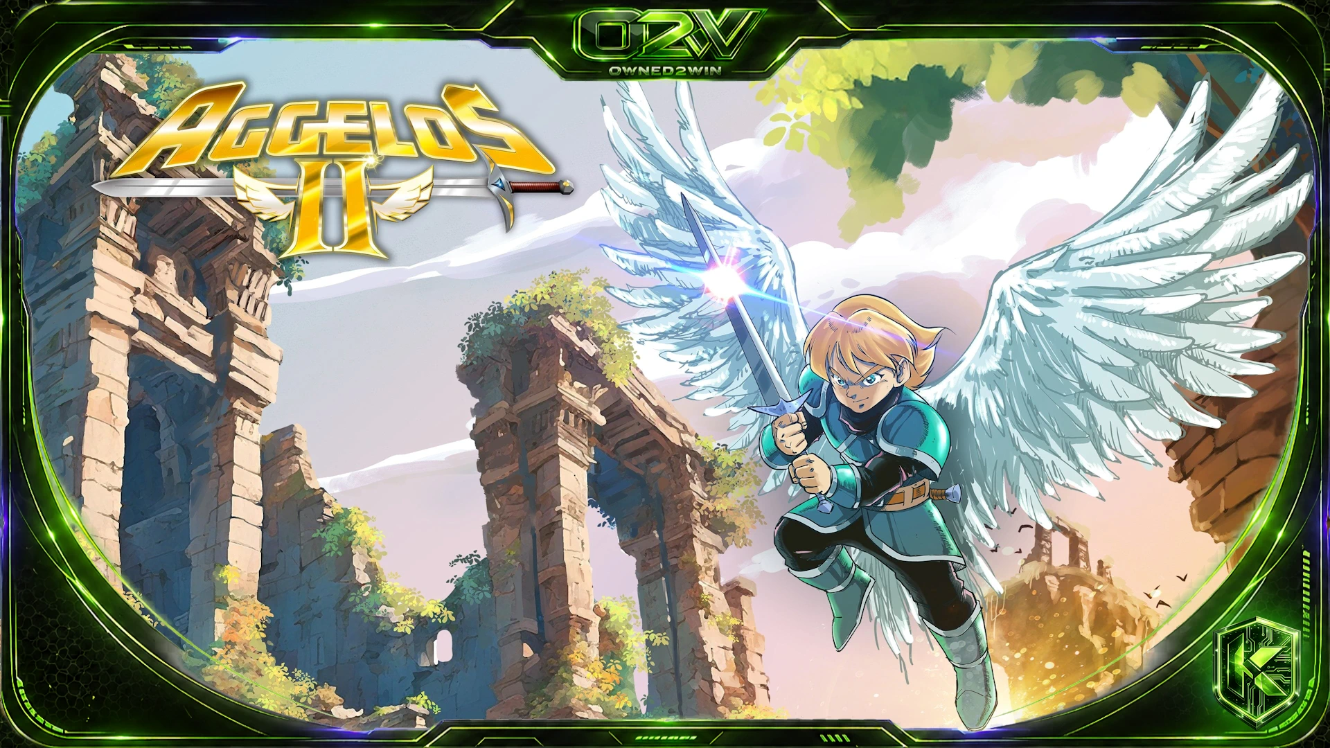 Aggelos 2 — action-platformer 2D, royaumes parallèles et combat ange/démon