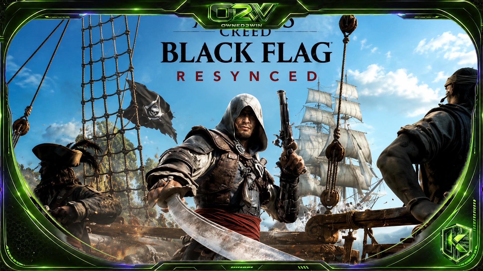 Assassin’s Creed Black Flag Resynced — redevenez Edward Kenway dans les Caraïbes