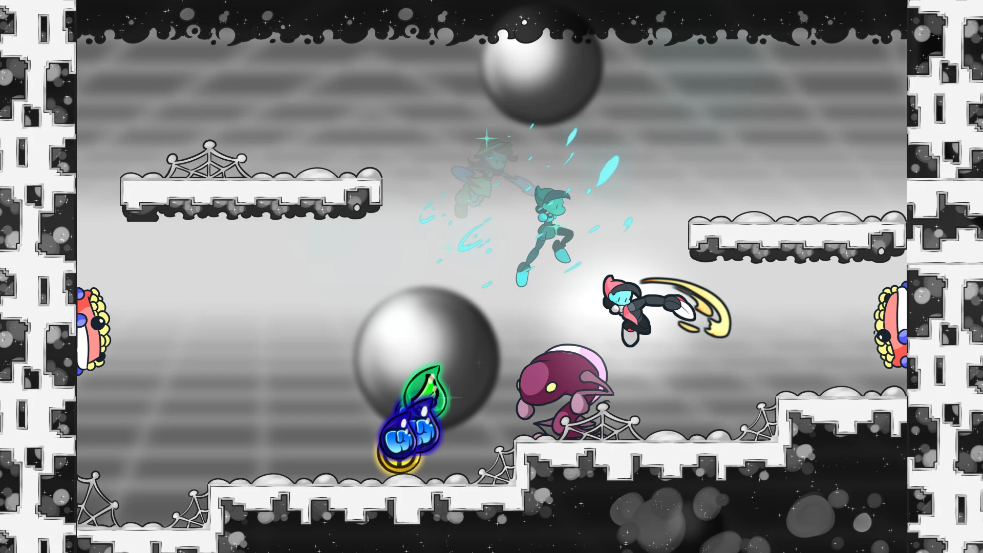 Dash’n’Drops — un roguelite nerveux inspiré des platform fighters arrive en accès anticipé image 2