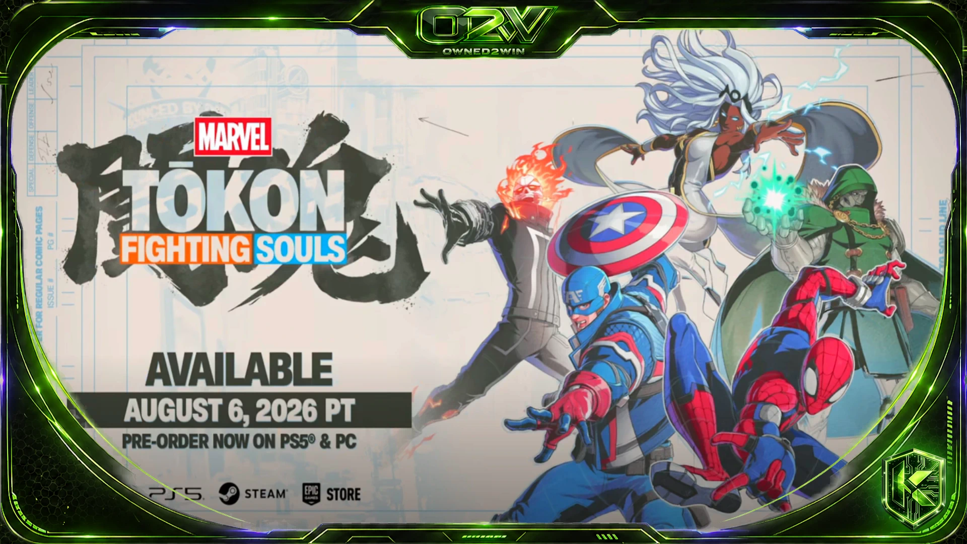 MARVEL Tōkon: Fighting Souls — combat 4v4 explosif avec les héros Marvel