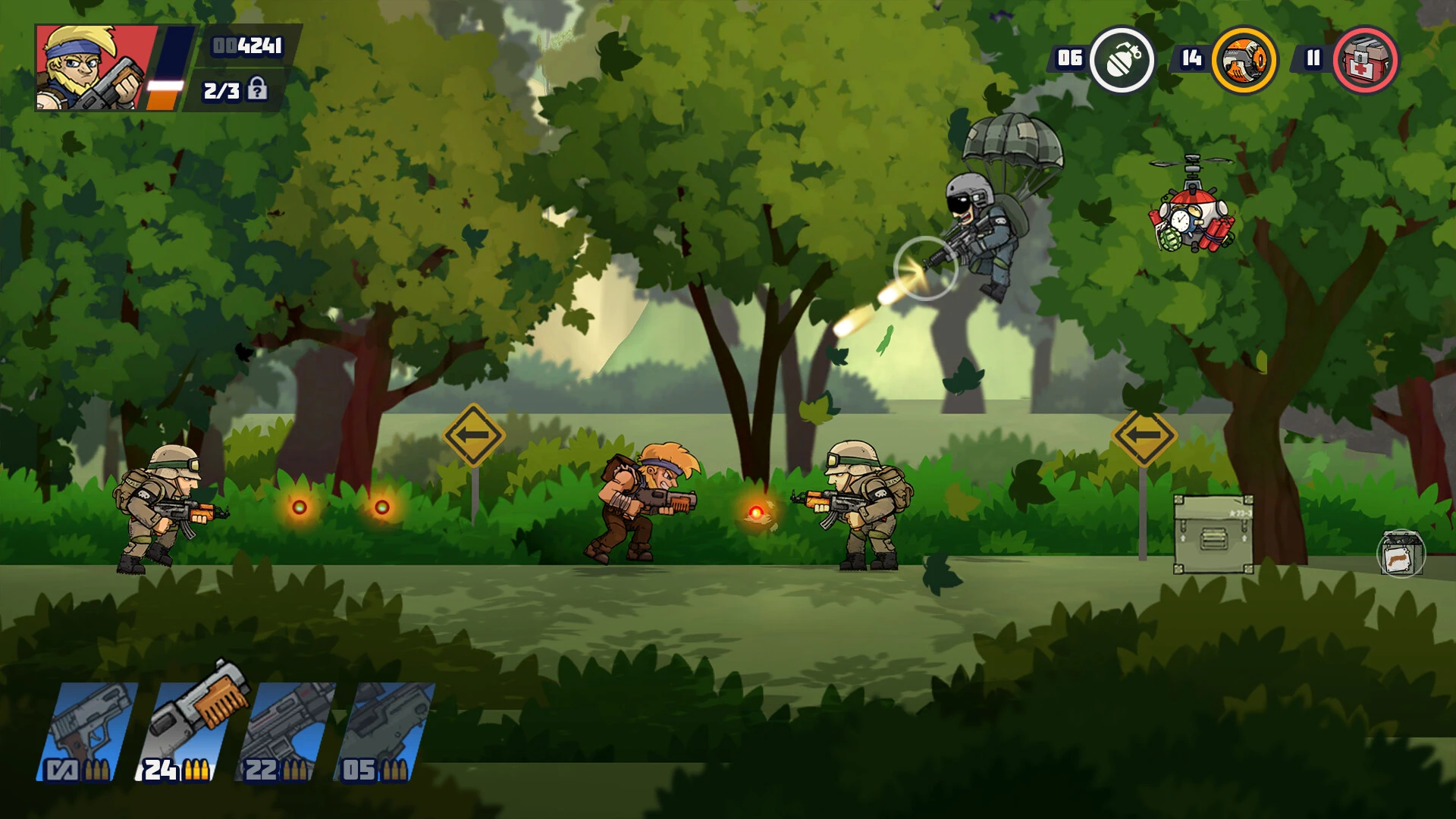 Metal Soldiers 3D Demo — un run-and-gun explosif entre armes lourdes, véhicules et dinosaures image 1