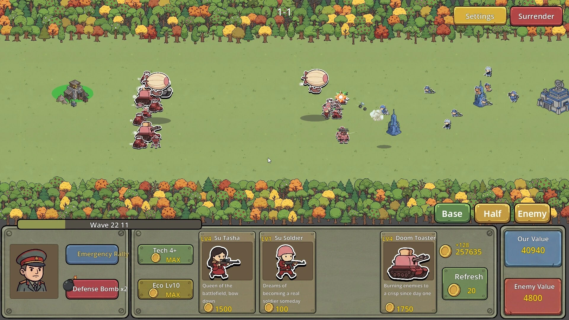 MoeArmy vs SuArmy Demo : stratégie 2D, auto-battle et guerre adorable image 1