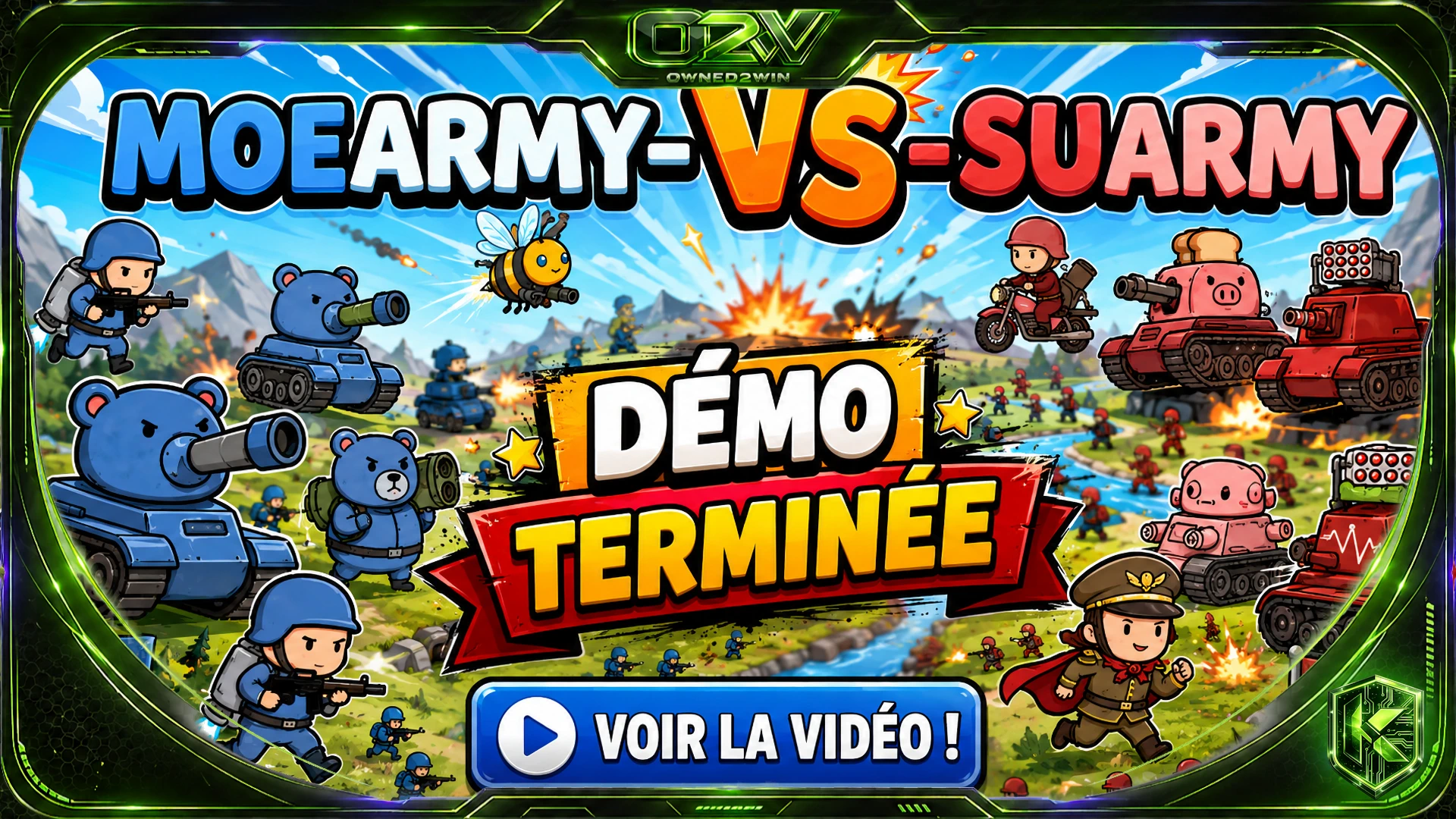 MoeArmy vs SuArmy Demo : stratégie 2D, auto-battle et guerre adorable