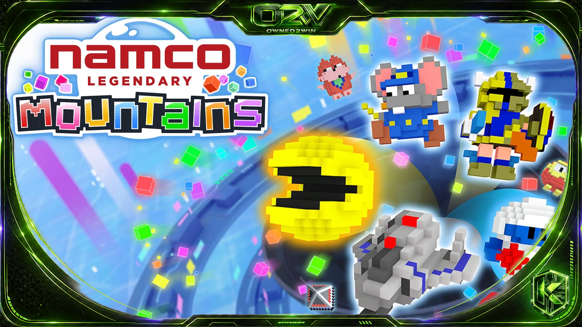 NAMCO LEGENDARY Mountains annoncé : les classiques Namco reviennent en puzzle 3D