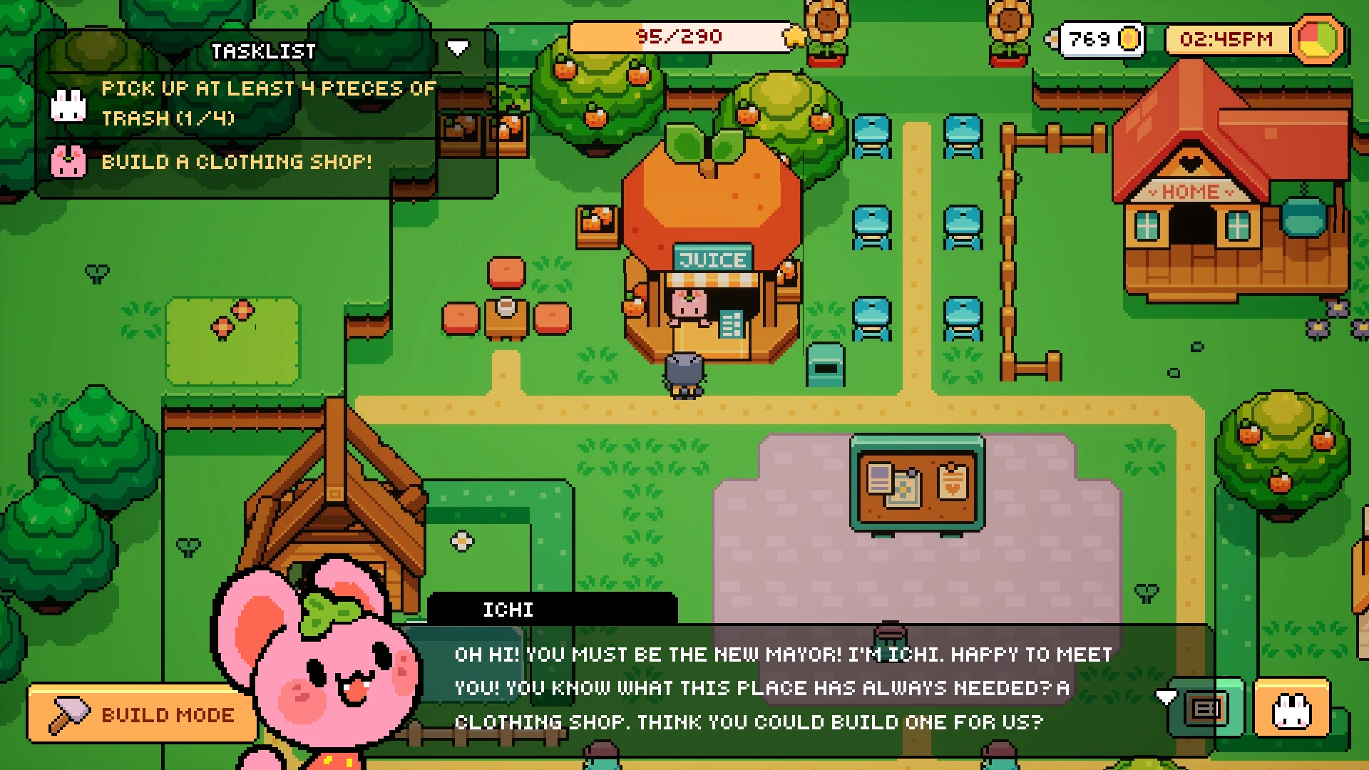 Papaya Plaza — un city builder cosy en pixel art annoncé sur PC avec une démo disponible image 2