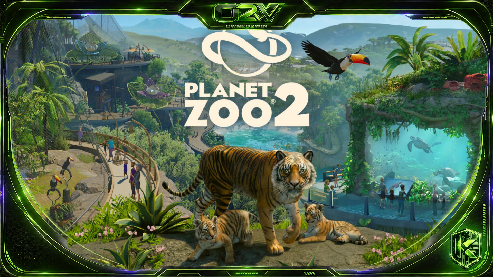 Planet Zoo 2 arrive en octobre avec aquariums, volières et une gestion plus poussée