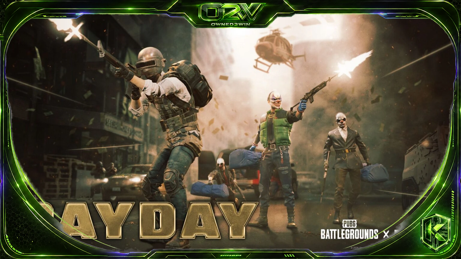 PUBG x PAYDAY : un mode braquage temporaire arrive dans PUBG: Battlegrounds