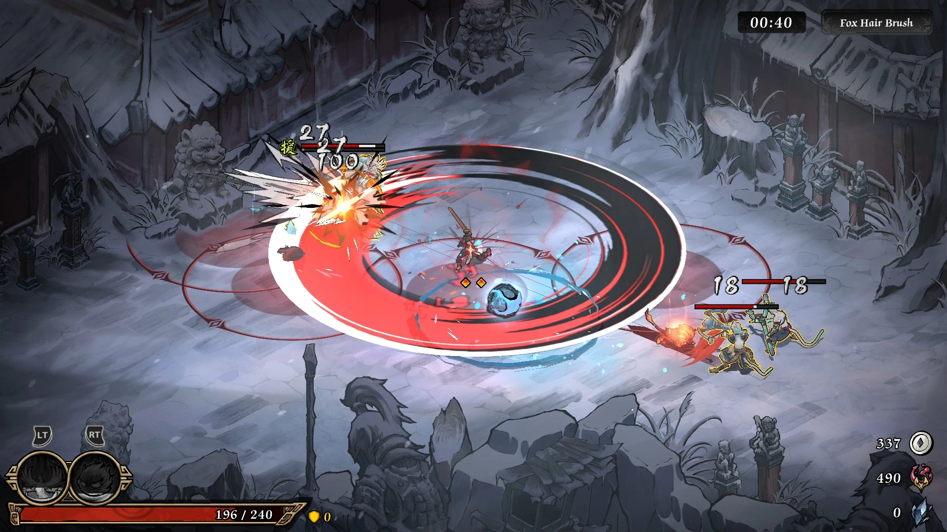 Realm of Ink sort de l’accès anticipé sur Xbox avec action roguelite, mythologie et encre chinoise image 2