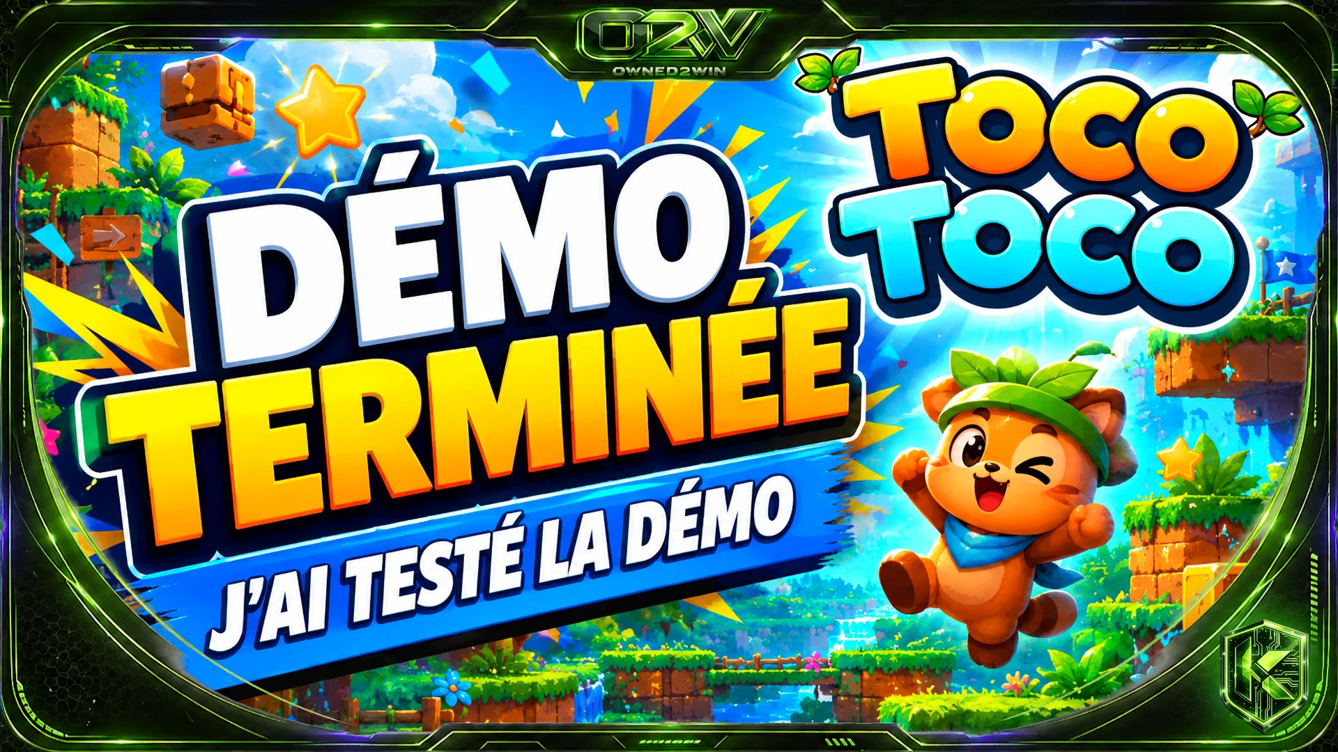 TocoToco Demo — un platformer 2D coloré où chaque saut compte