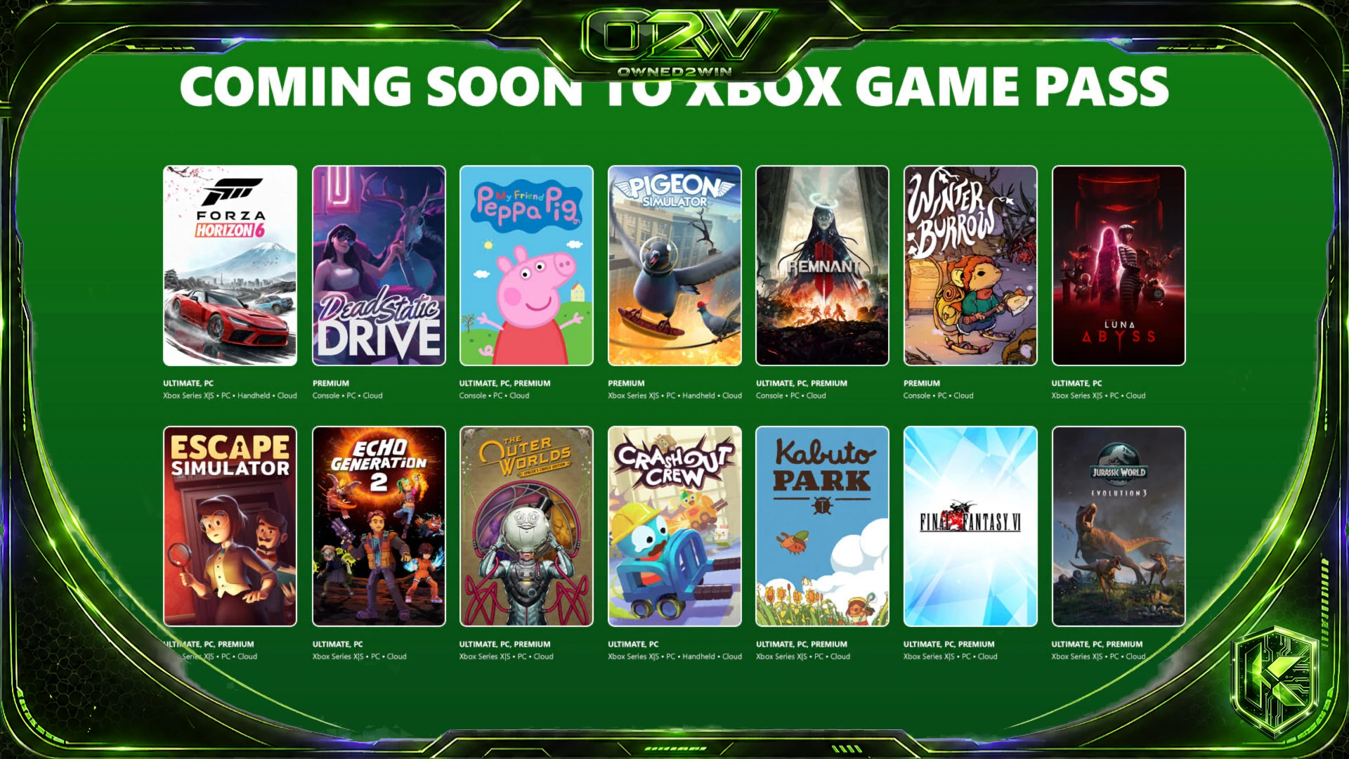 Xbox Game Pass : Forza Horizon 6, Remnant II et Jurassic World Evolution 3 arrivent