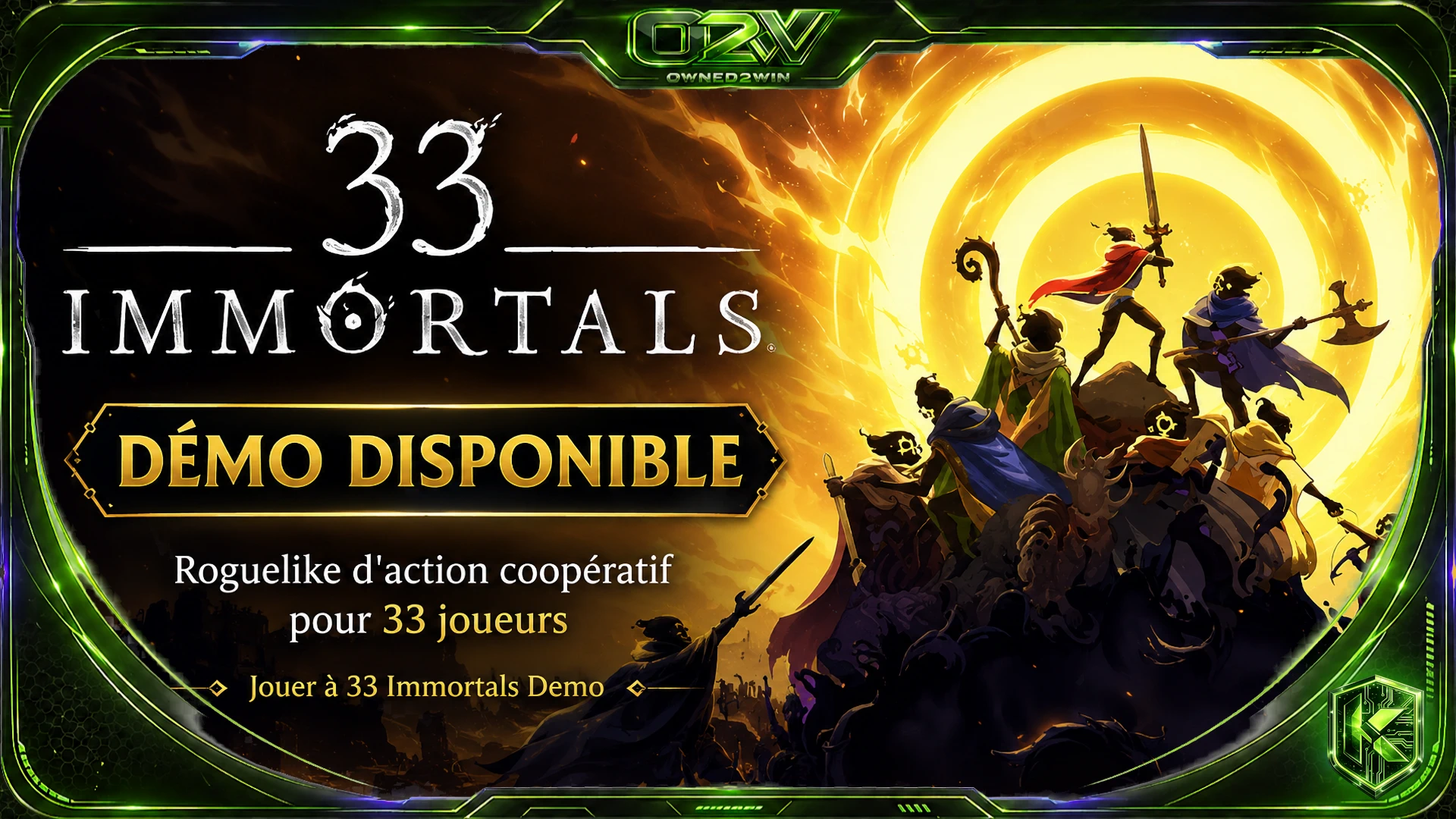 33 Immortals Demo — le roguelike coop à 33 joueurs convainc déjà sur Steam