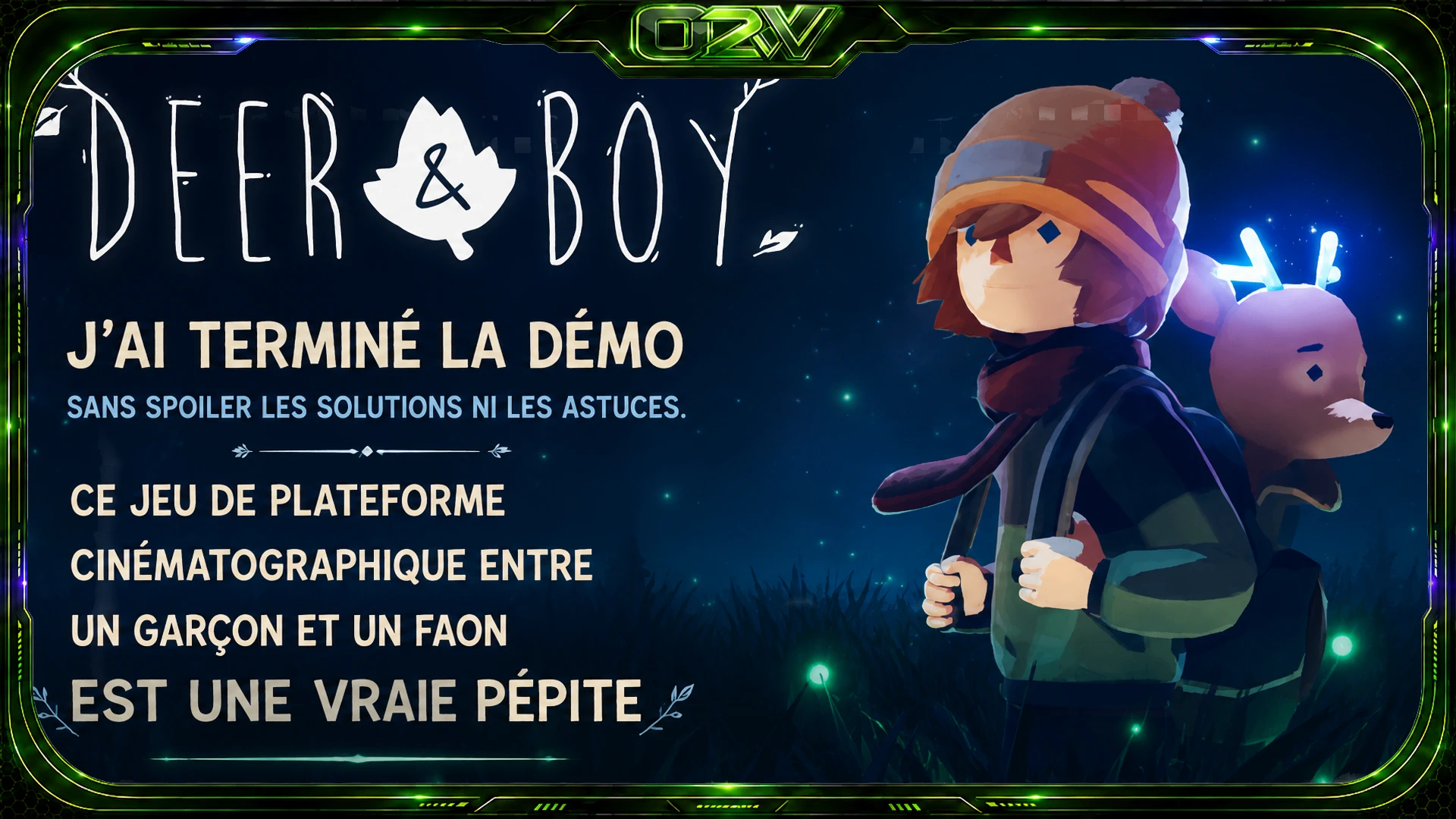 Deer & Boy : j’ai terminé la démo, et c’est une vraie pépite à faire absolument
