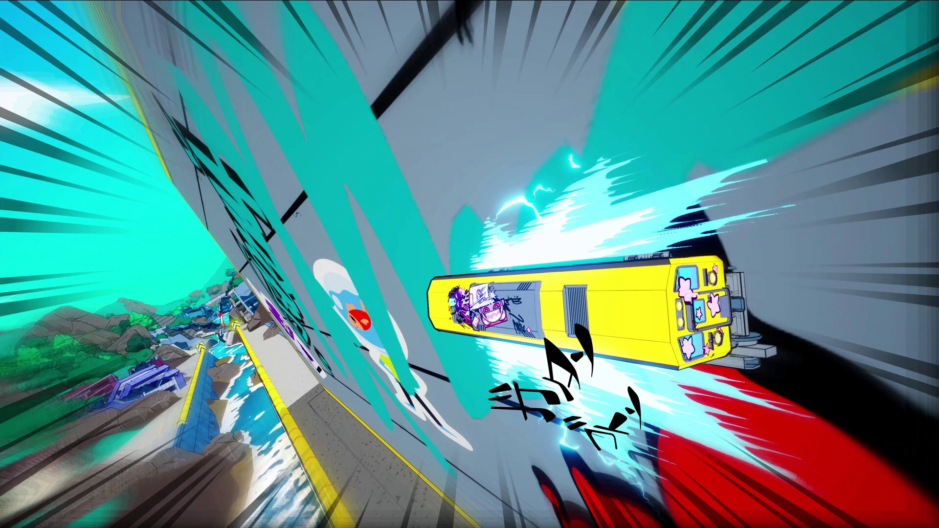 Denshattack! : faites des tricks avec un train dans un Japon dystopique dès le 15 juillet 2026 image 2