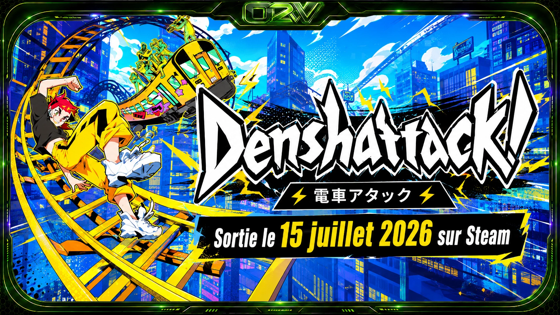 Denshattack! : faites des tricks avec un train dans un Japon dystopique dès le 15 juillet 2026