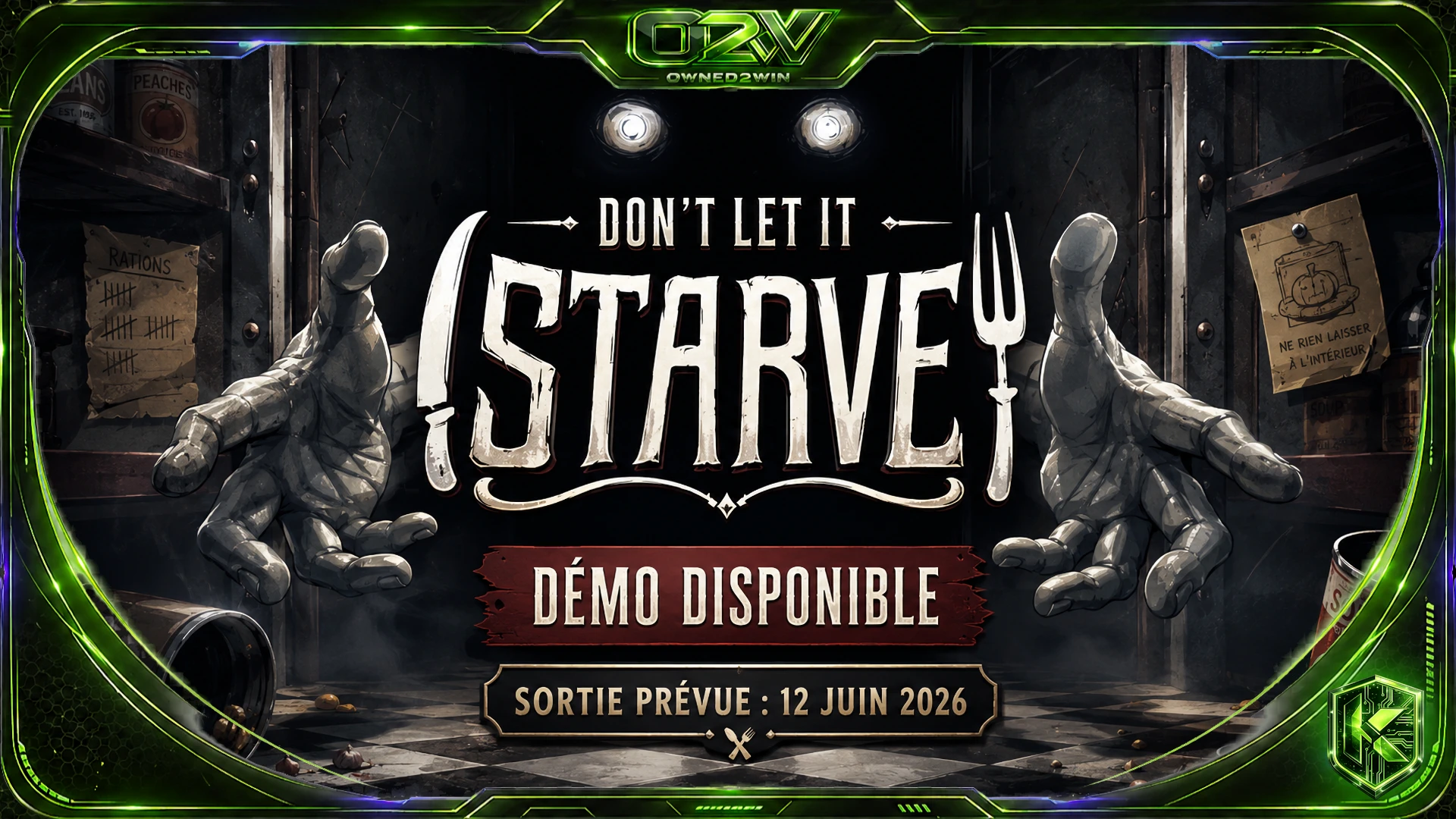 Don’t Let It Starve — une démo disponible pour ce roguelike horrifique de bentos