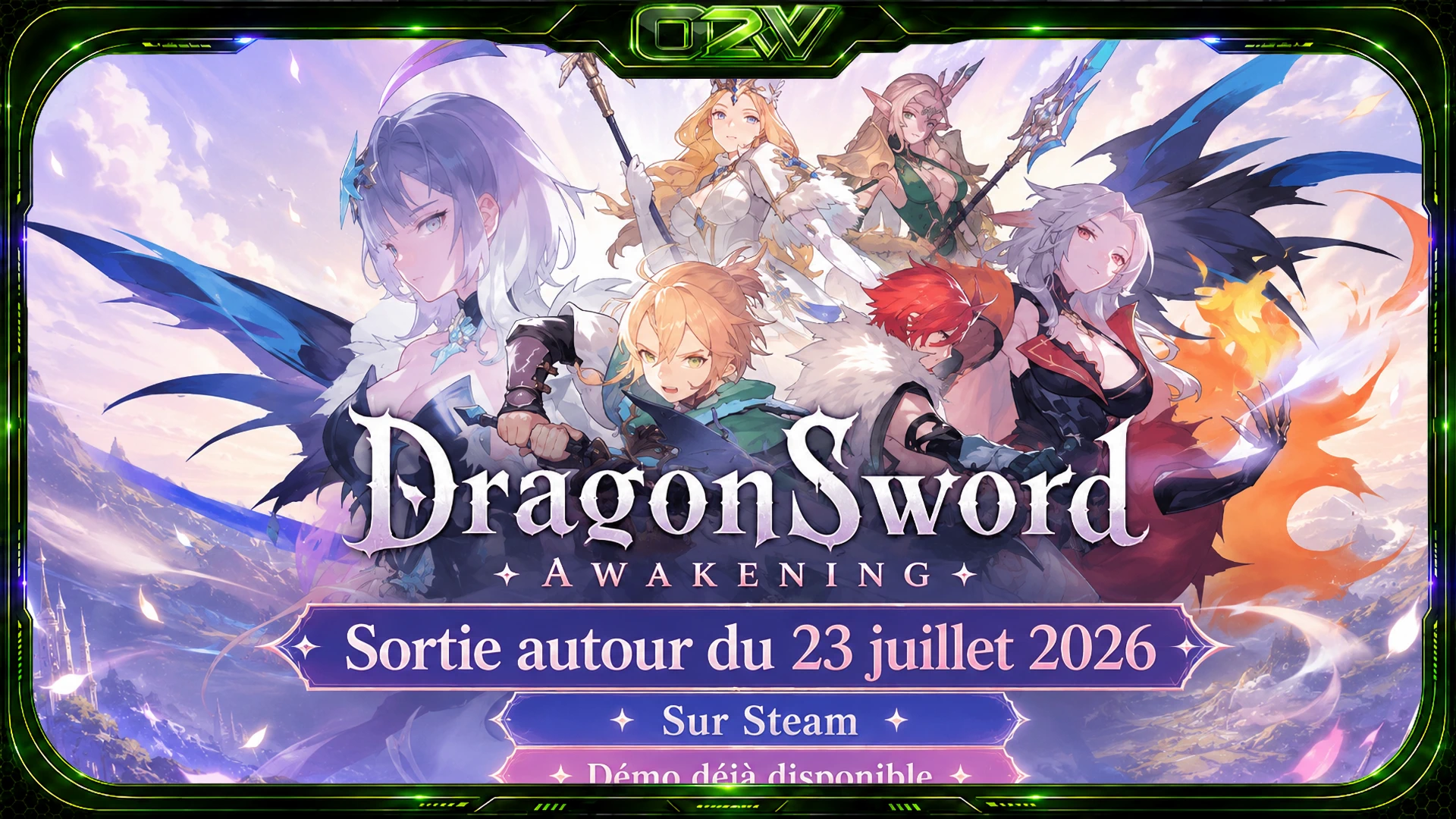 DragonSword : Awakening, l’action-RPG anime en monde ouvert arrive le 23 juillet 2026