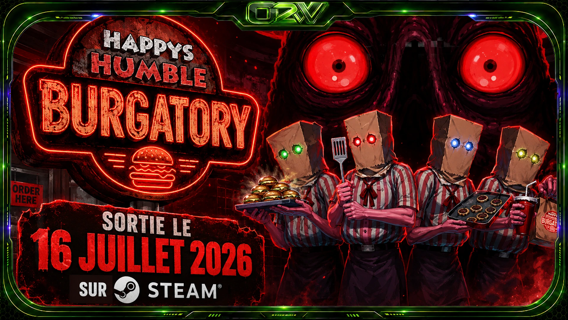 Happy’s Humble BURGATORY : la cuisine horrifique coop arrive le 16 juillet 2026
