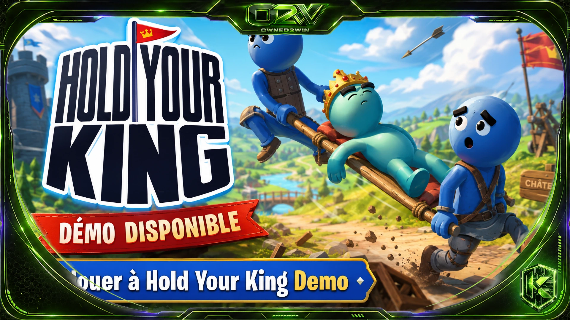 Hold Your King Demo — porter un roi colérique en coop, plus facile à dire qu’à faire
