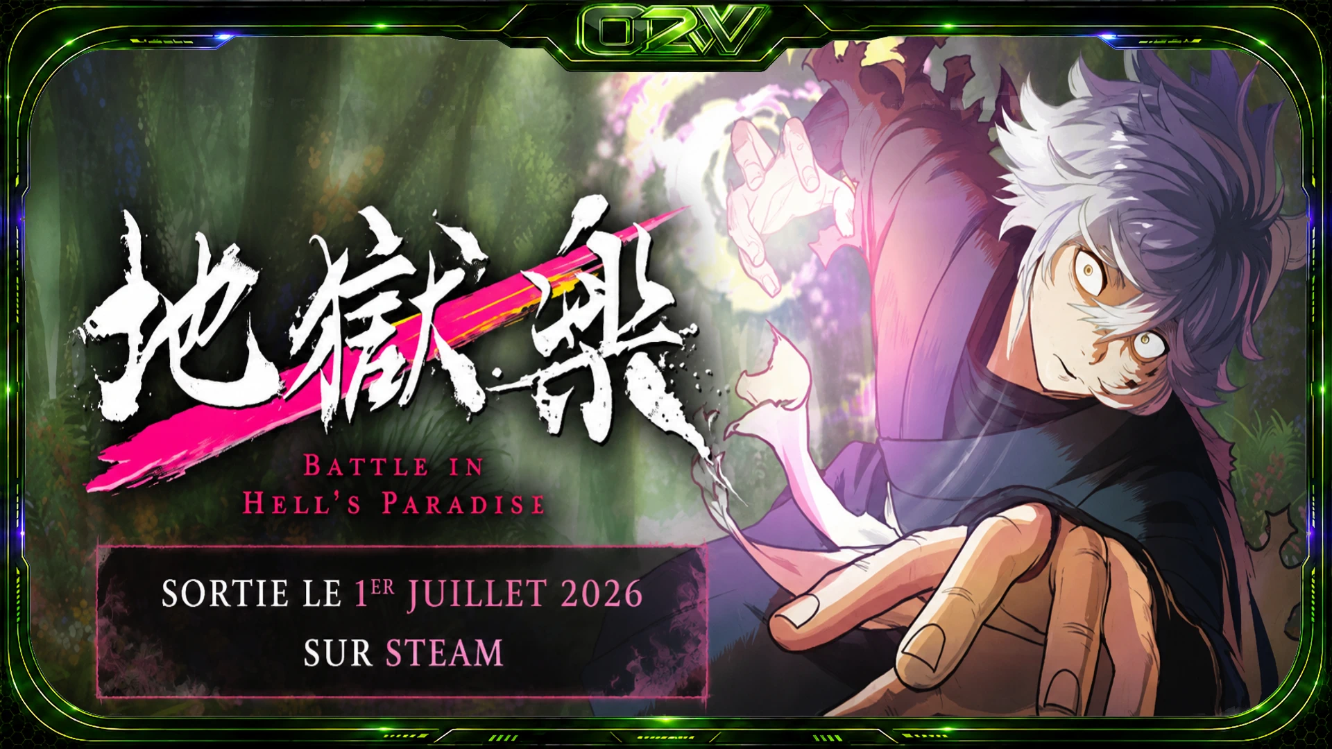 Jigokuraku: BATTLE IN HELL’S PARADISE arrive sur Steam le 1er juillet 2026