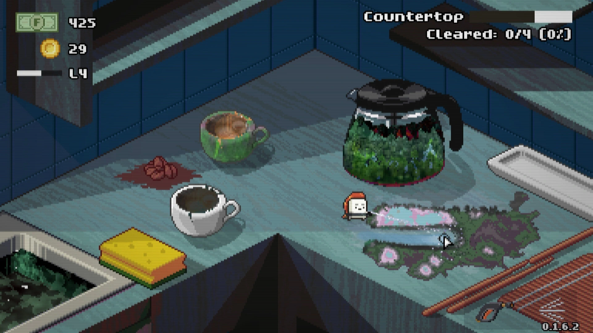 Moldwasher : le jeu de nettoyage arcade avec un héros sushi arrive le 23 juin 2026 image 1