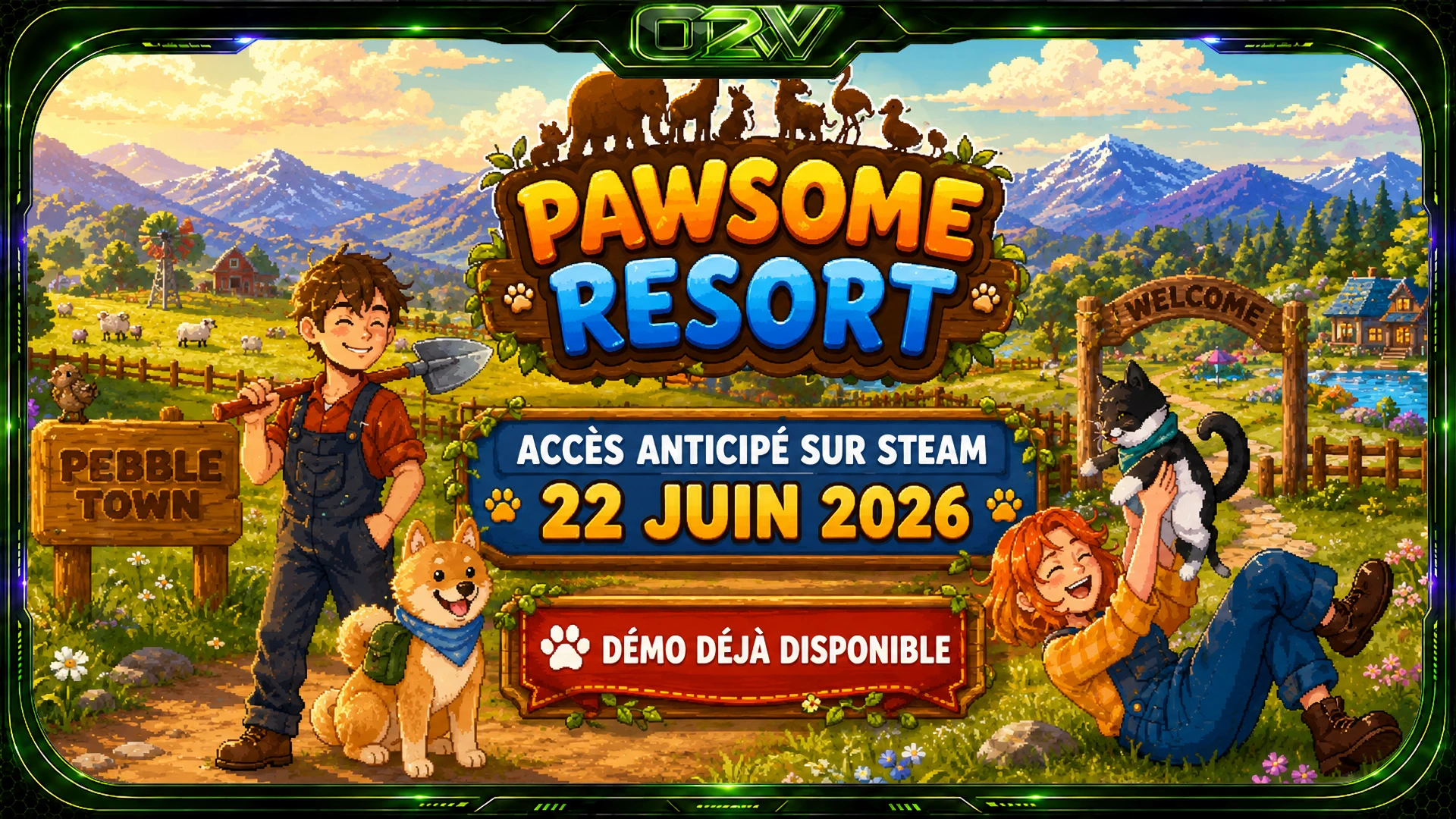 Pawsome Resort : le cozy game d’hôtel pour animaux arrive en accès anticipé le 22 juin 2026