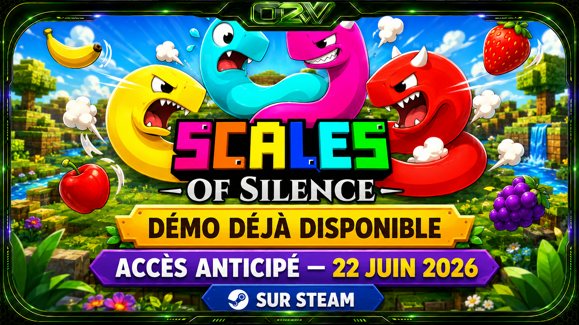 Scales of Silence : le snake multijoueur chaotique arrive en accès anticipé le 22 juin 2026
