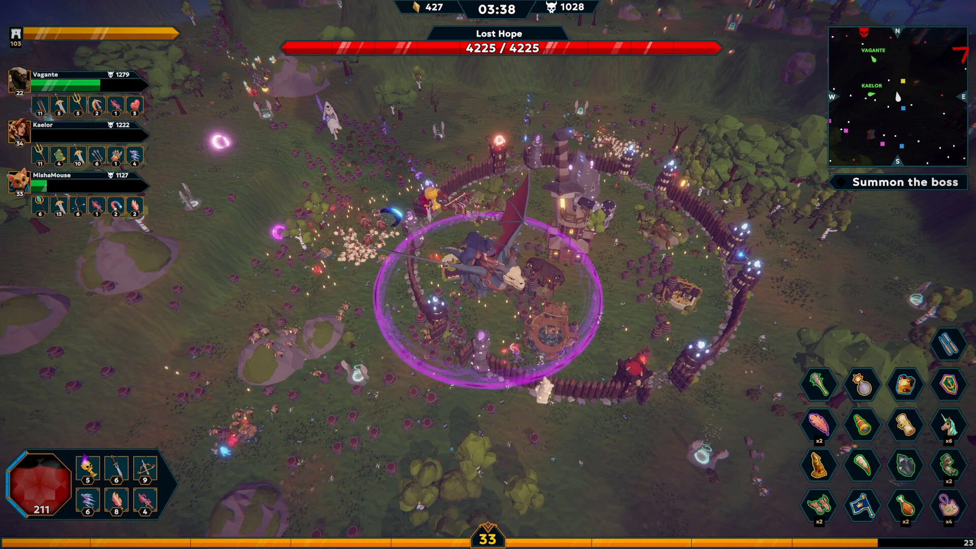 Sineus Arena Survivors : bullet heaven coop, tower defense et chaos en temps réel image 1