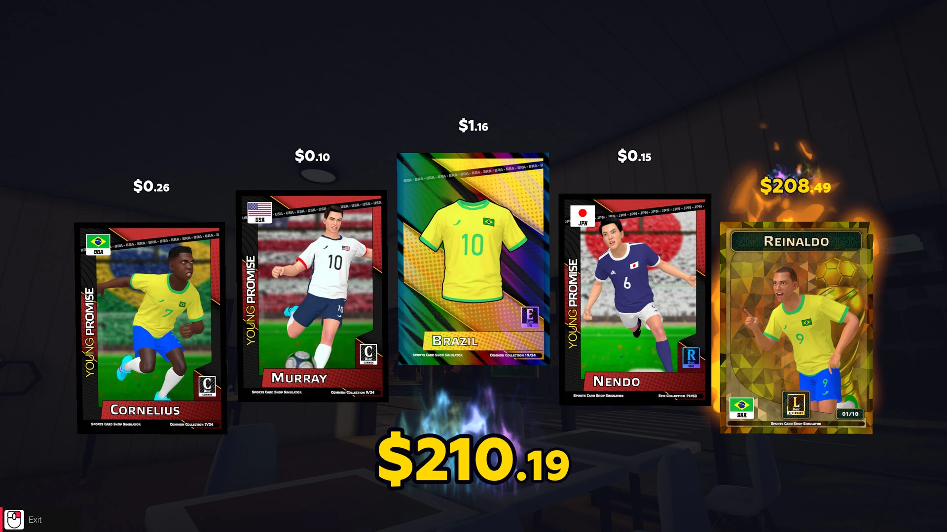 Sports Card Shop Simulator — ouvrez des boosters et construisez votre boutique de cartes sportives image 1