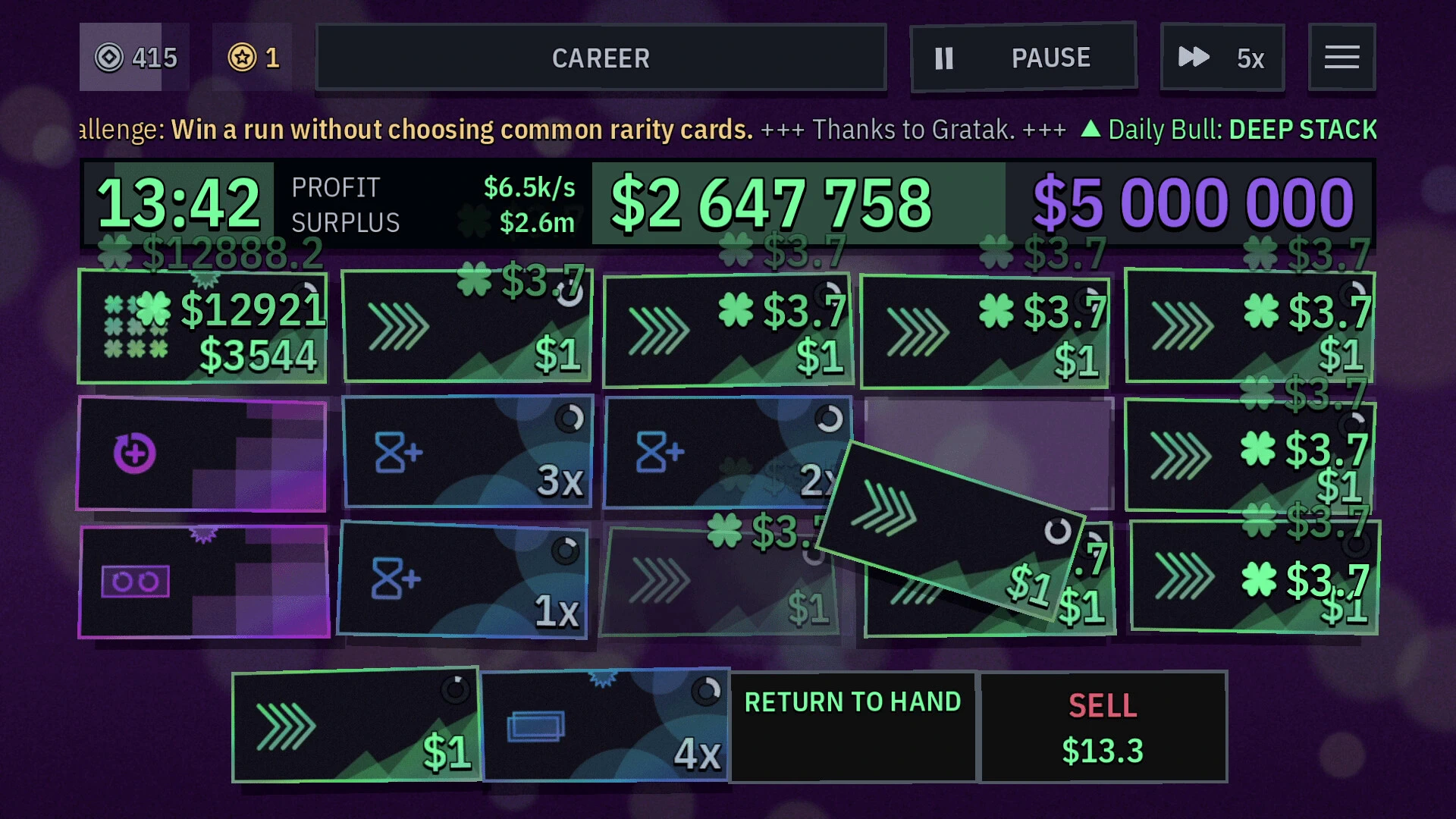 The First Million : le deckbuilder idle où les chiffres explosent arrive le 26 juin 2026 image 2