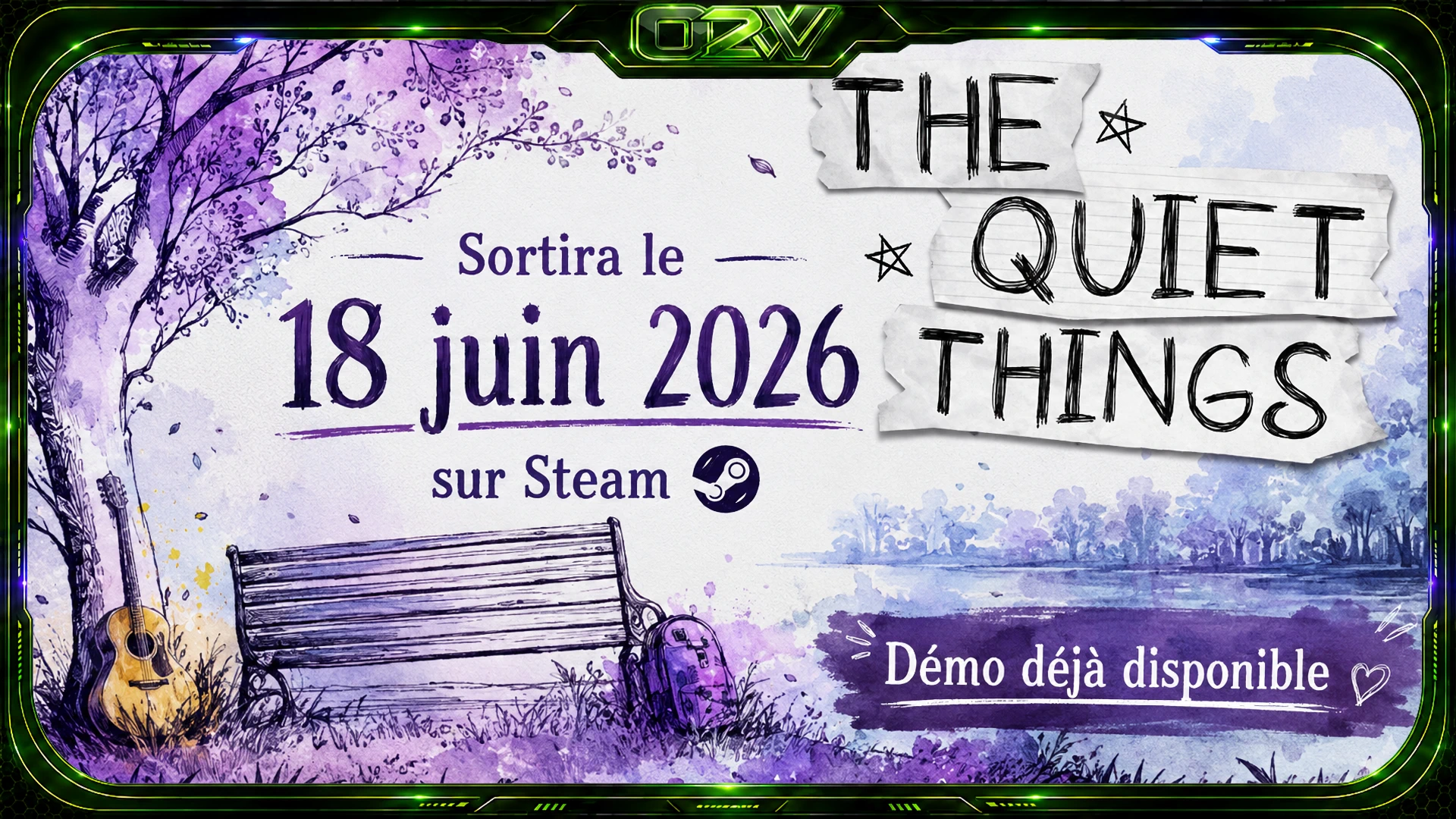 The Quiet Things : une aventure autobiographique sensible sort le 18 juin 2026