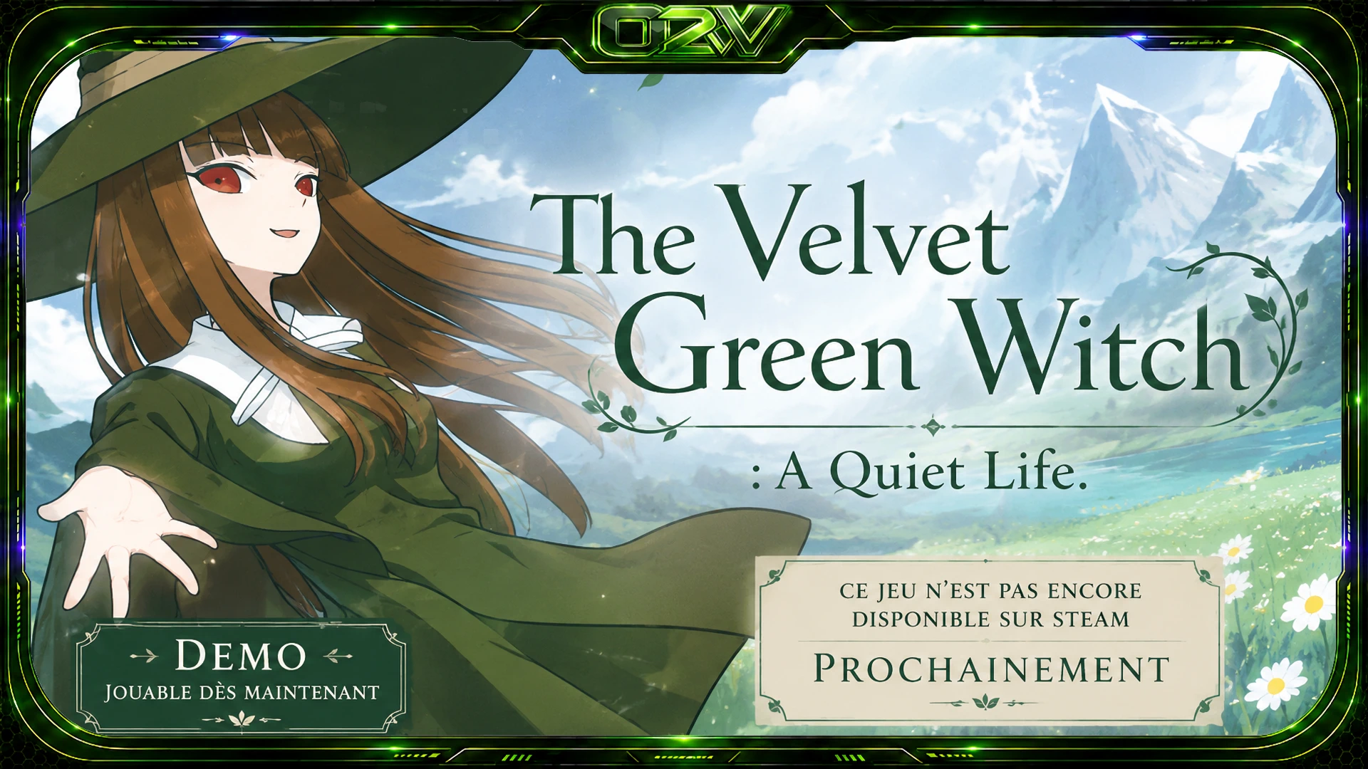 The Velvet Green Witch : A Quiet Life, un survival RPG calme avec une sorcière
