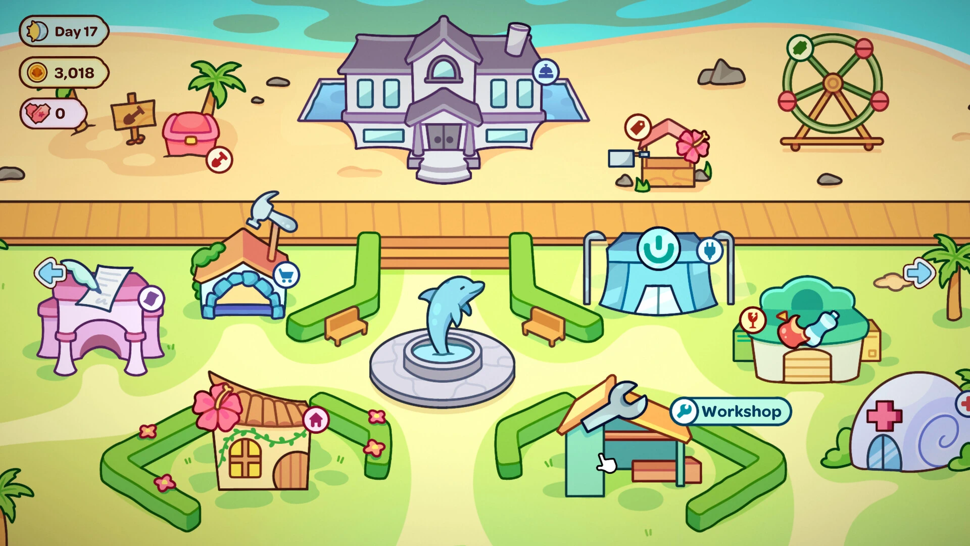 Treasure Beach Demo : fouillez la plage et gérez une boutique de bibelots cosy image 2