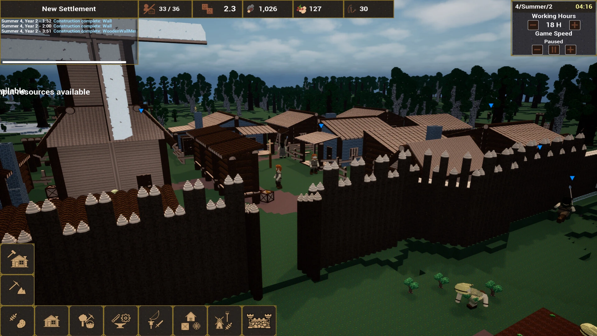 Voxelion : un city-builder RTS en monde voxel destructible arrive en juillet 2026 image 1