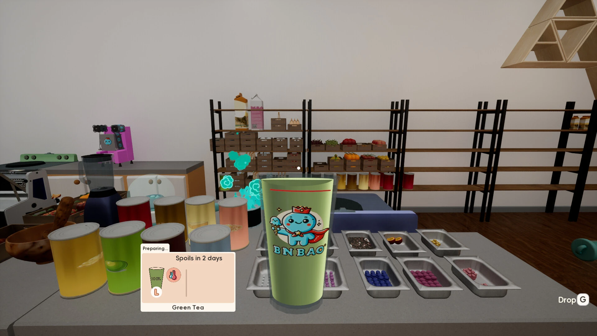 Boba Cafe Simulator sortira le 24 juillet 2026 sur Steam avec une démo disponible image 1