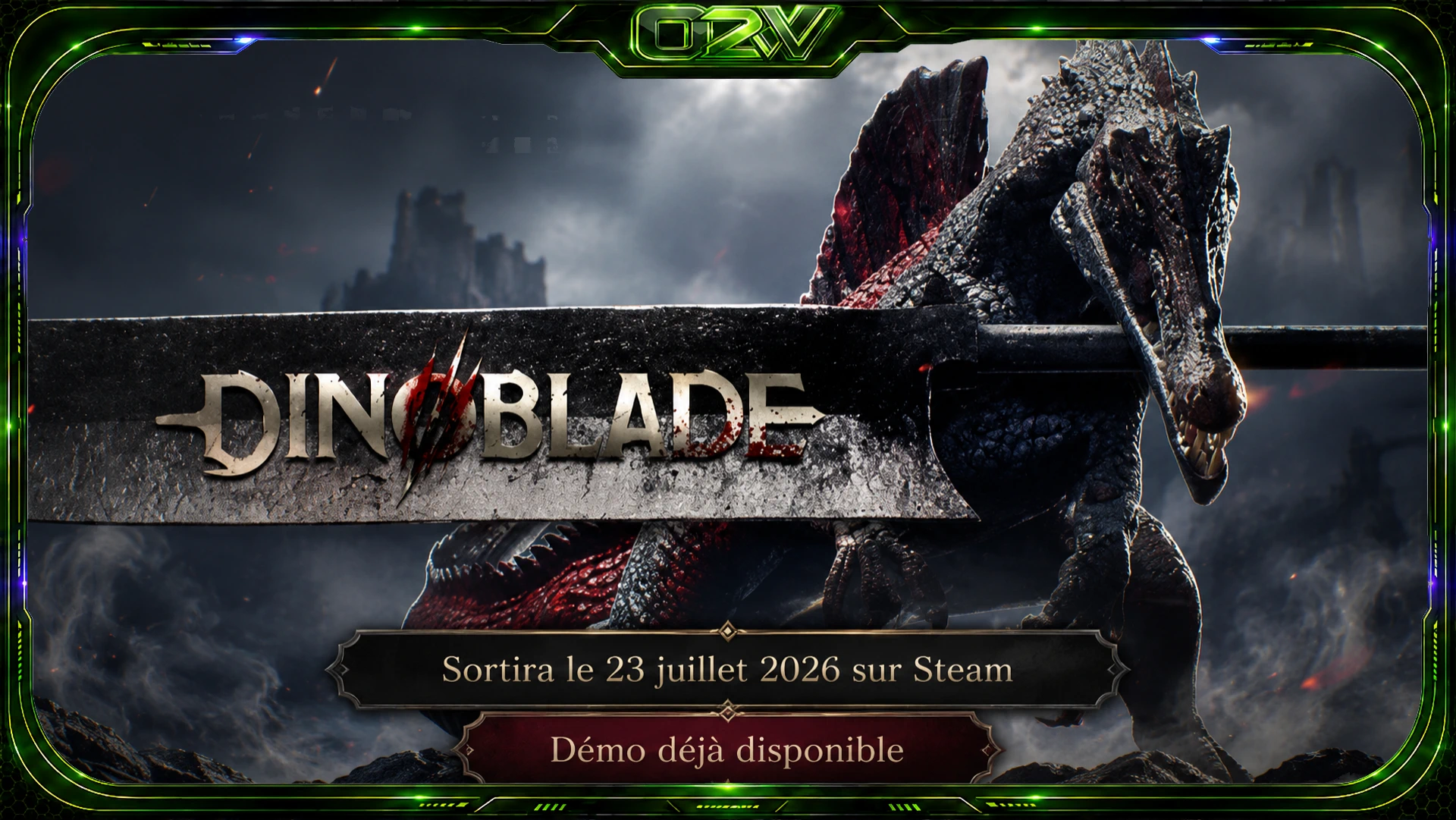 Dinoblade : un Spinosaure armé d’une épée arrive sur Steam le 23 juillet 2026