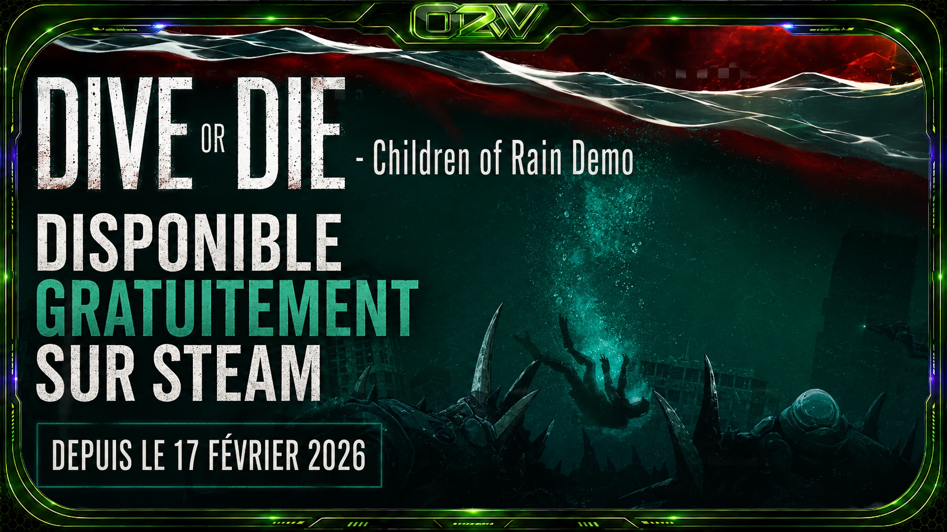DIVE or DIE - Children of Rain Demo : survivez aux 10 premiers jours dans les abysses