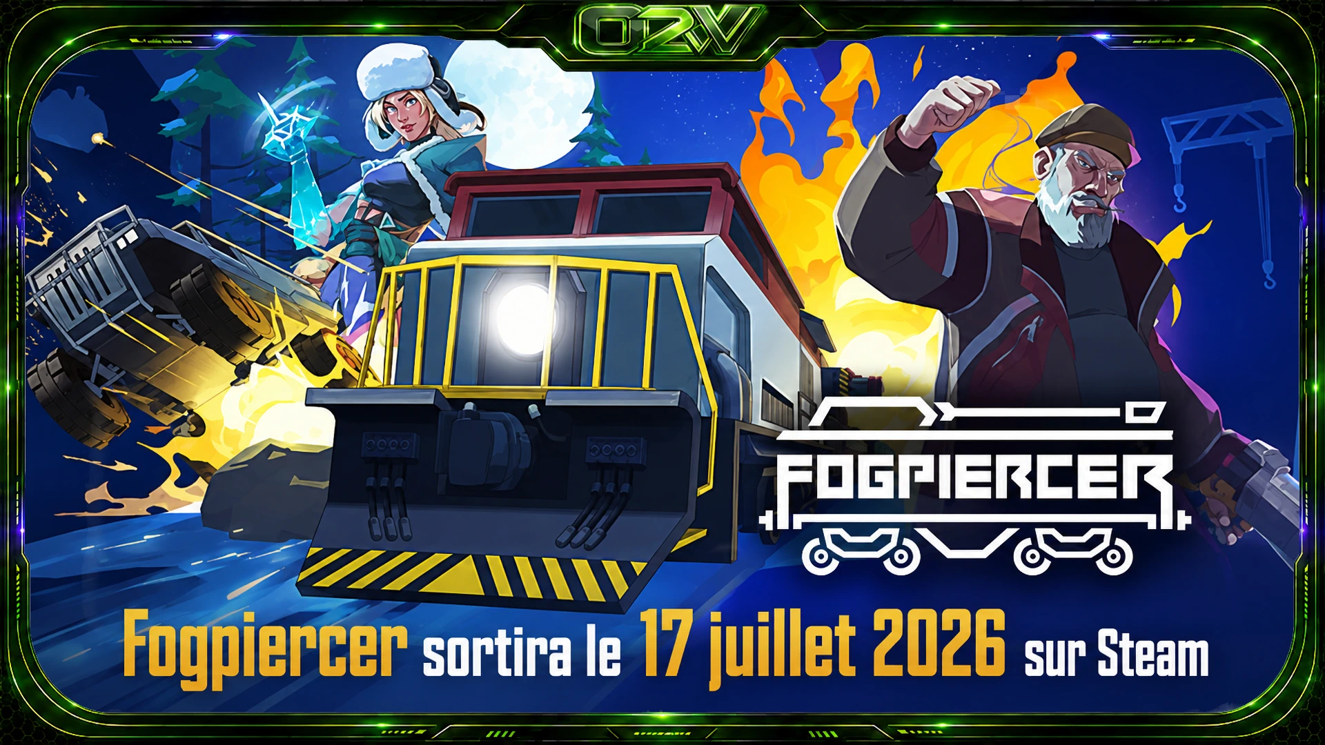 Fogpiercer : un deck builder roguelike à bord d’un train lancé dans la Brume