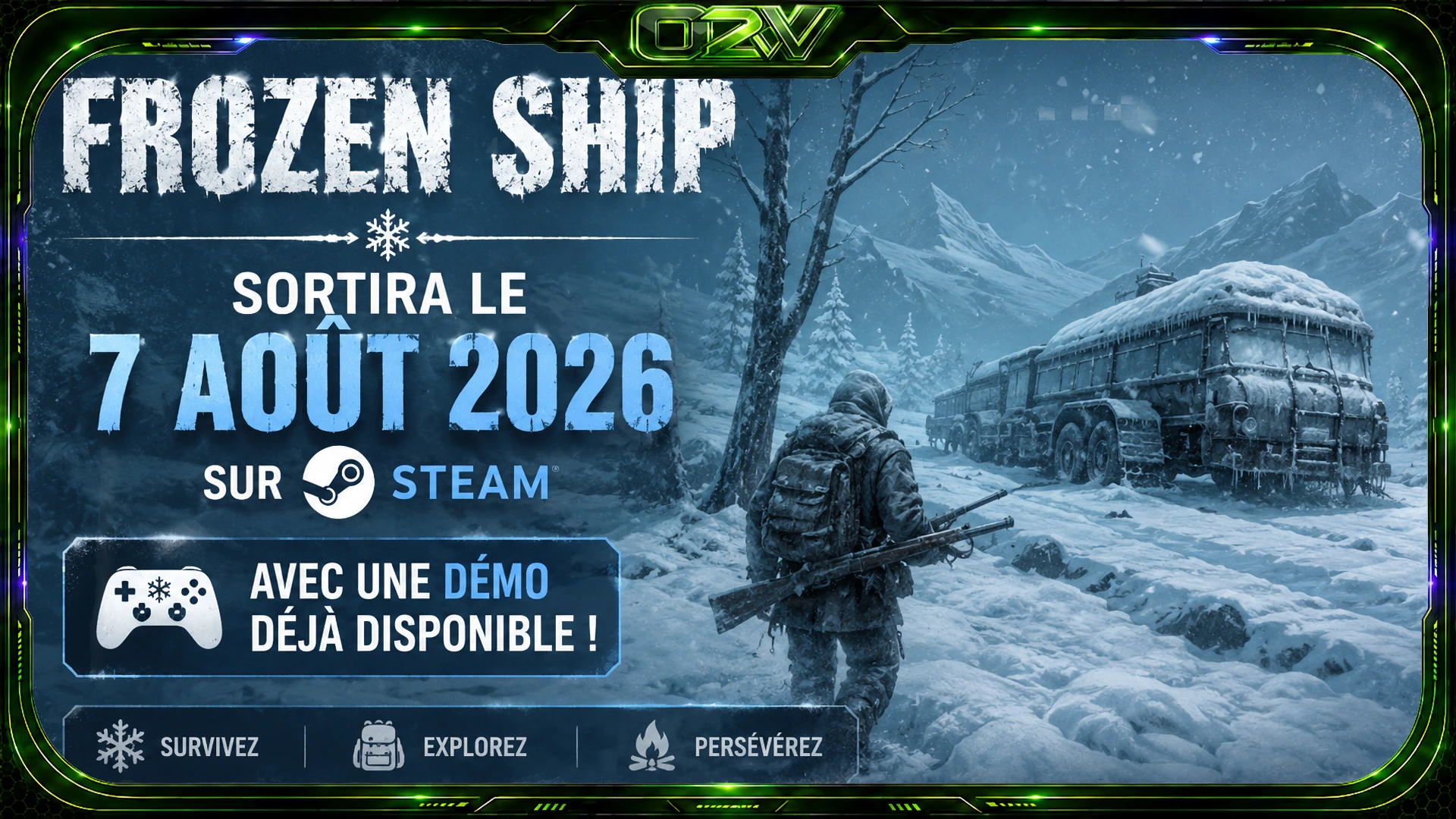 Frozen Ship : survivez au froid à bord d’une cité mobile post-apocalyptique