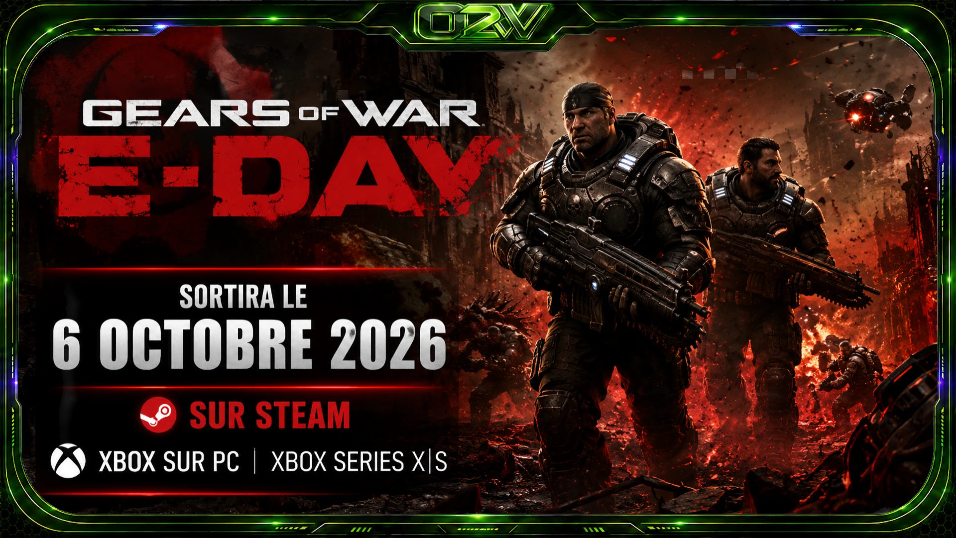 Gears of War: E-Day racontera les origines brutales de la guerre contre les Locust
