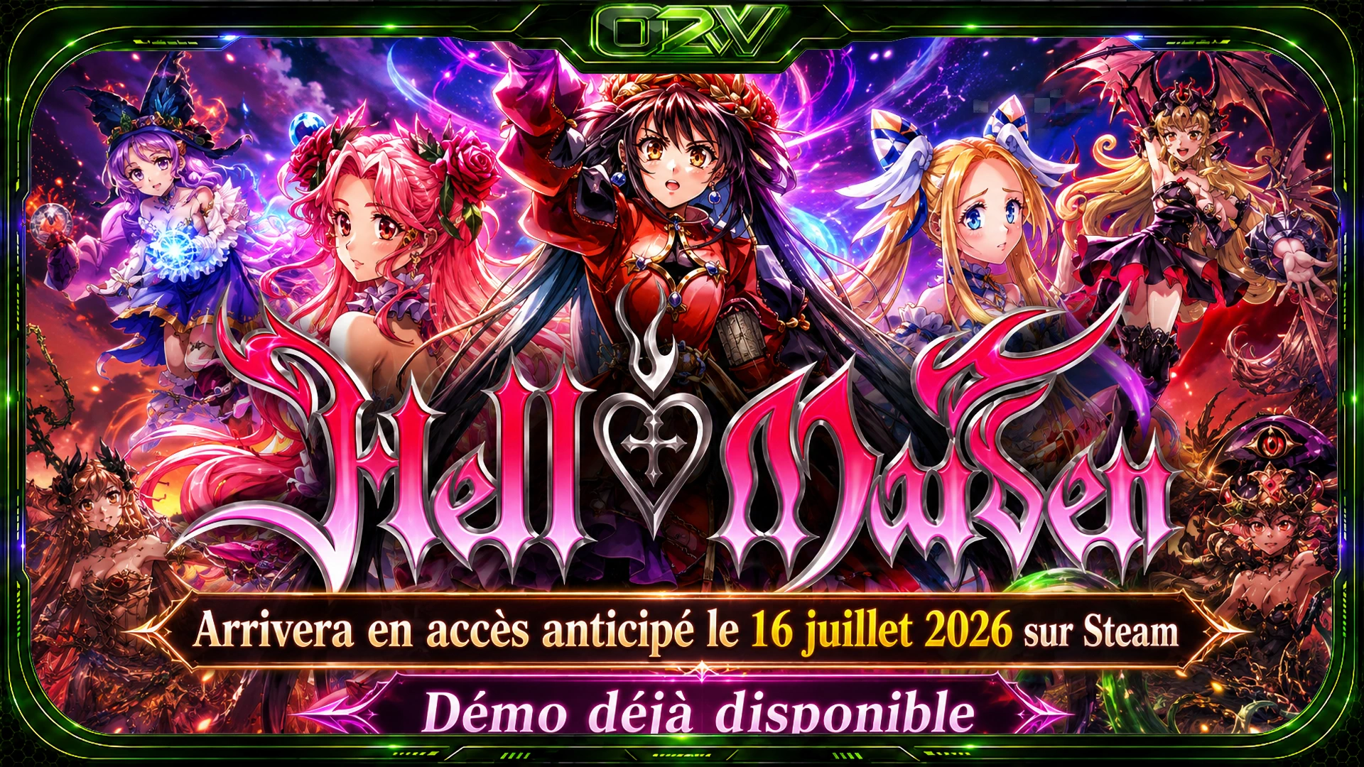 Hell Maiden : un horde survival deck-building inspiré de Dante arrive sur Steam
