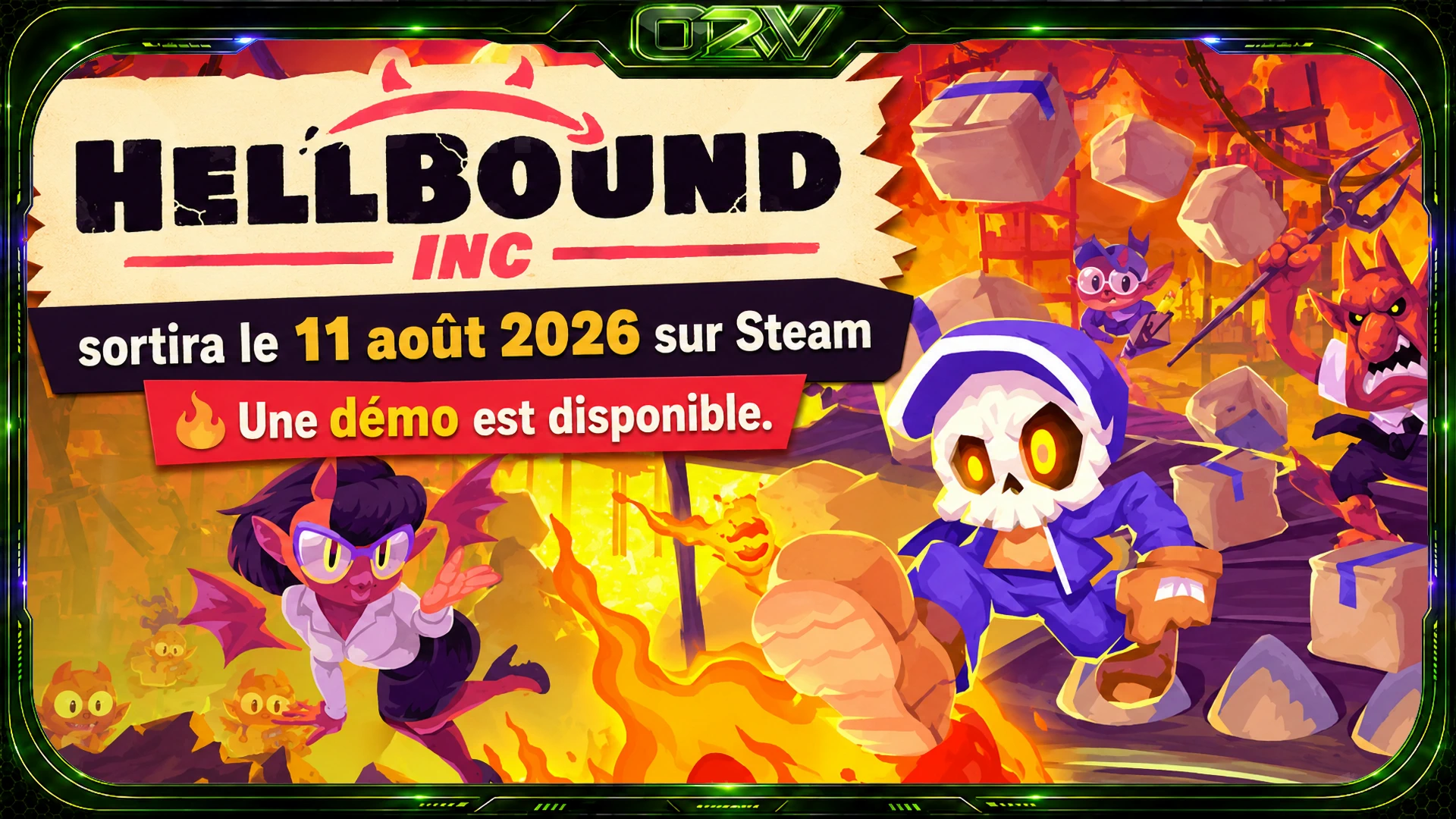 HELLBOUND INC sortira le 11 août 2026 sur Steam