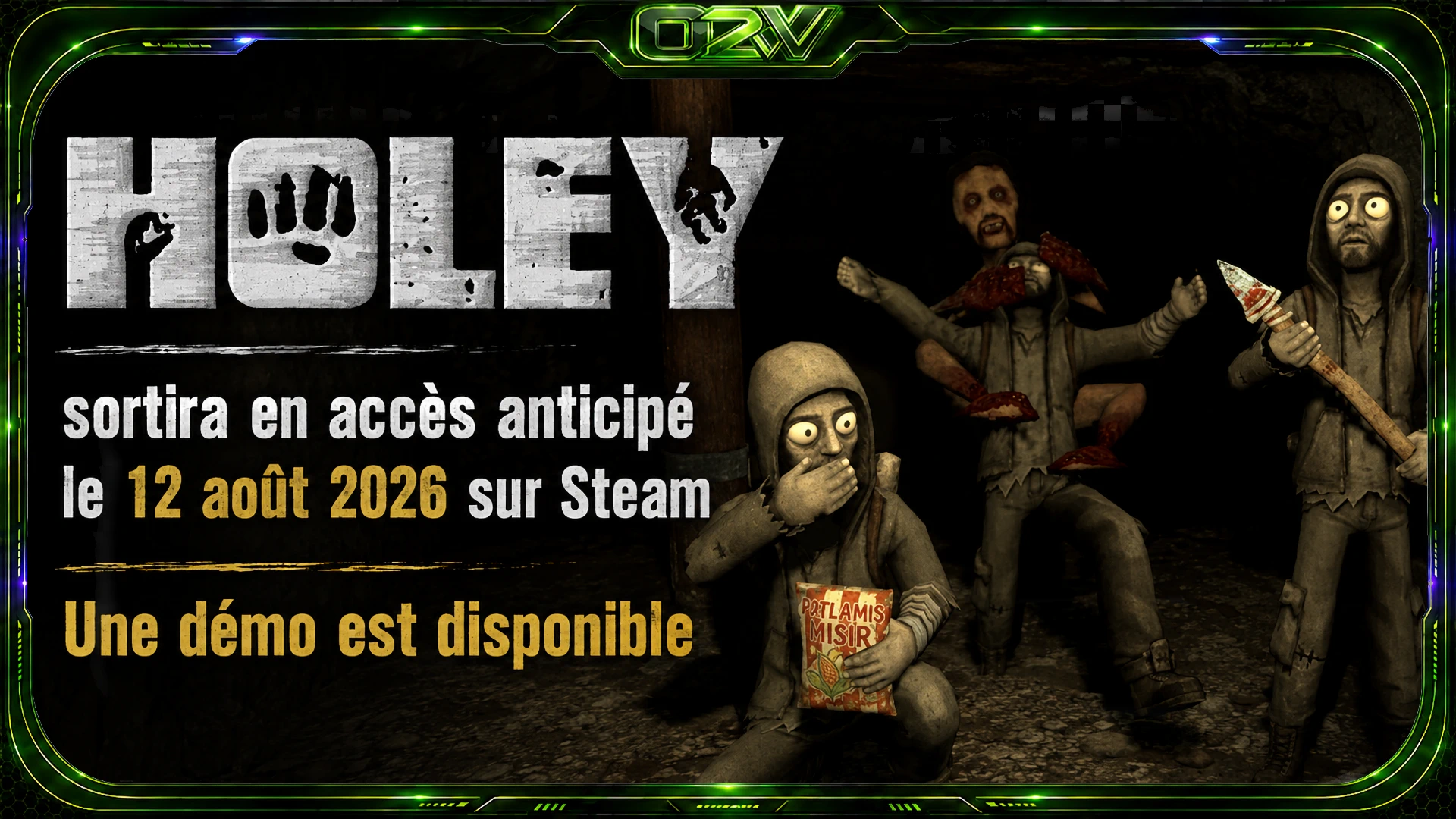 Holey sortira en accès anticipé le 12 août 2026 sur Steam