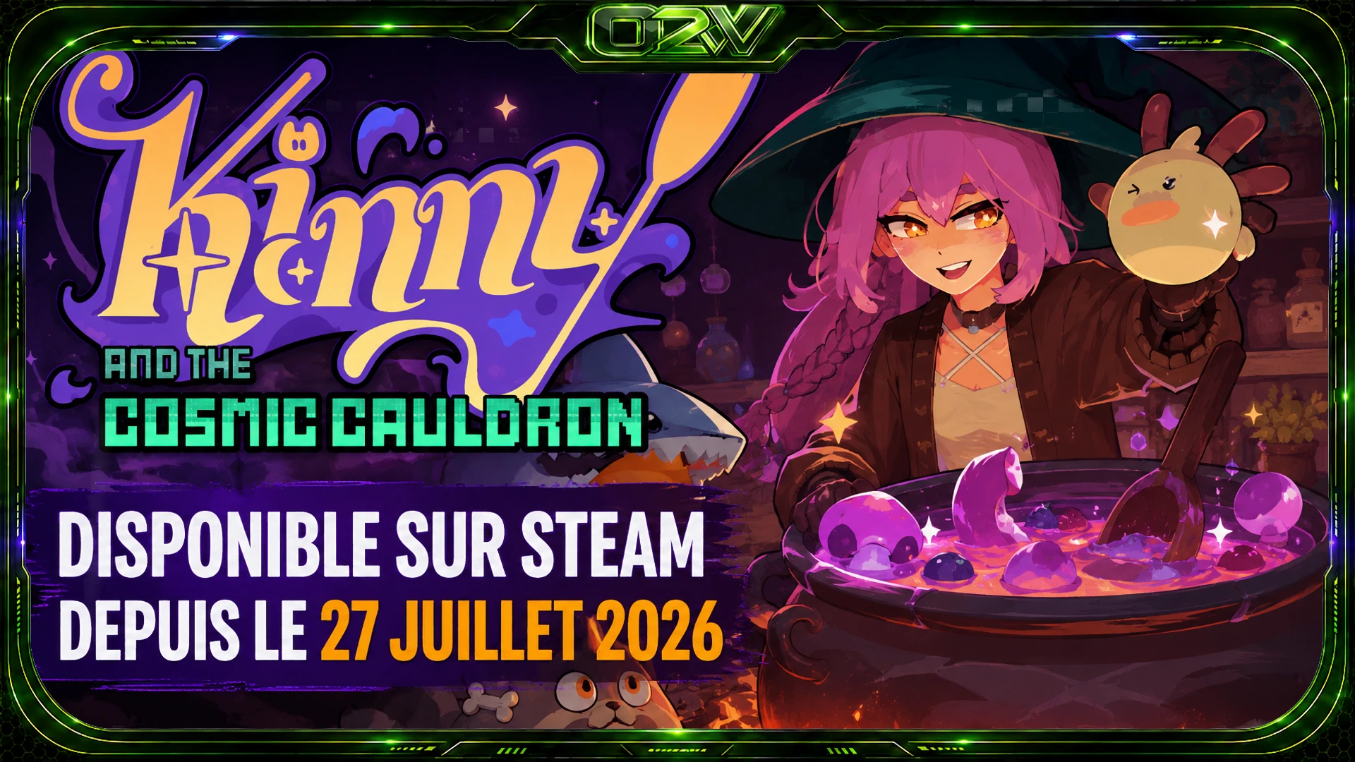 Kinny and the Cosmic Cauldron est disponible sur Steam