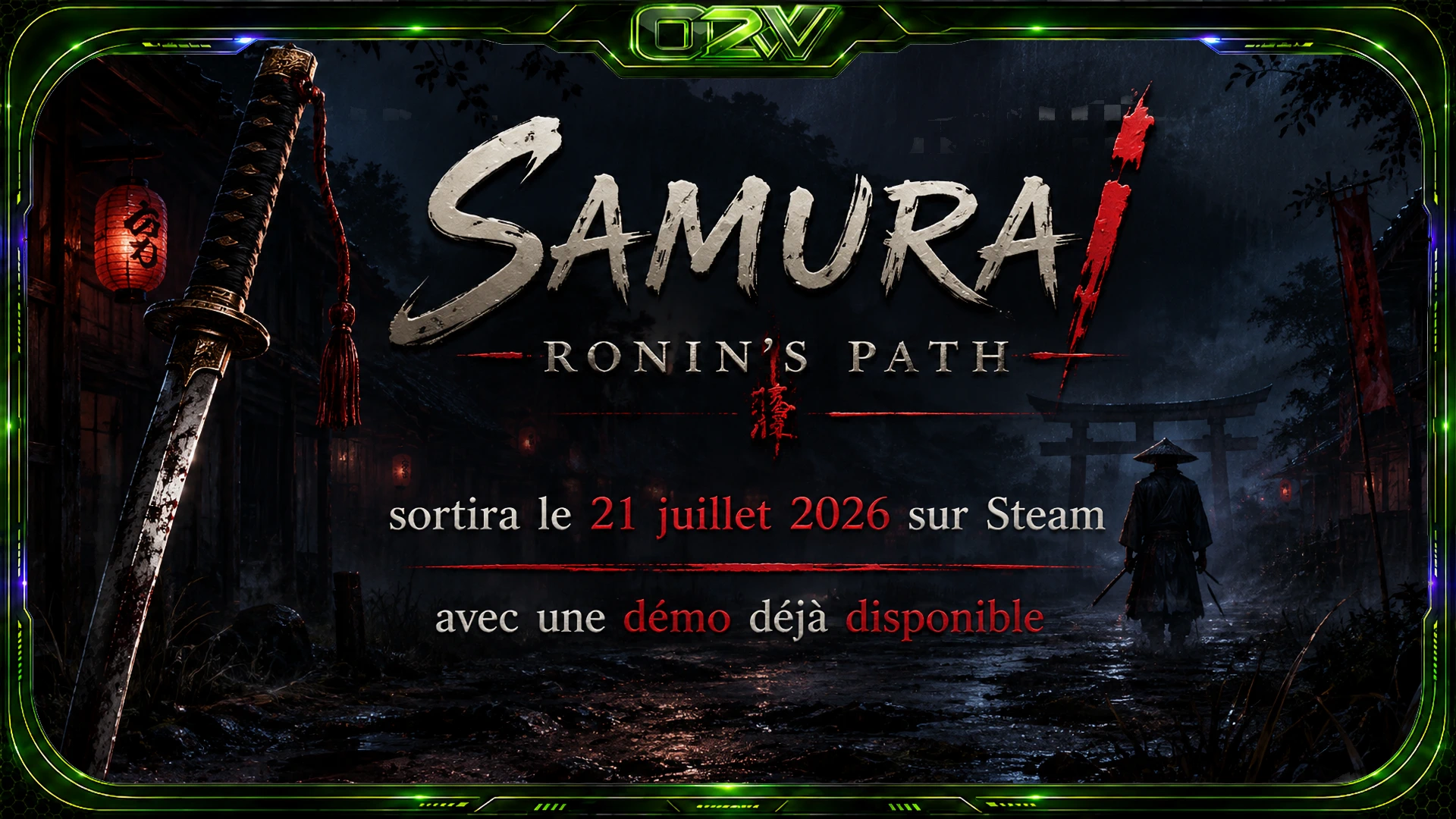Samurai: Ronin’s Path : l’action brutale au katana arrive sur Steam