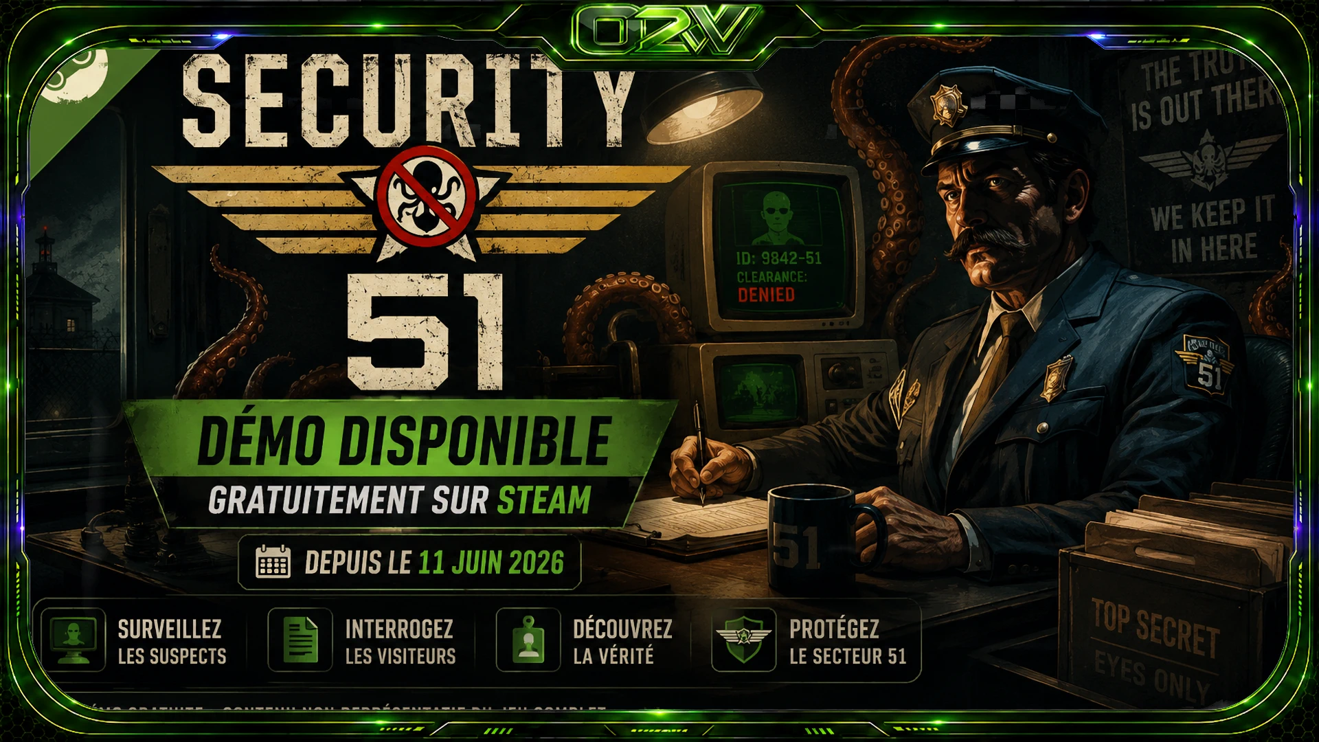 Security 51 Demo : Papers, Please dans la Zone 51, mais avec des anomalies