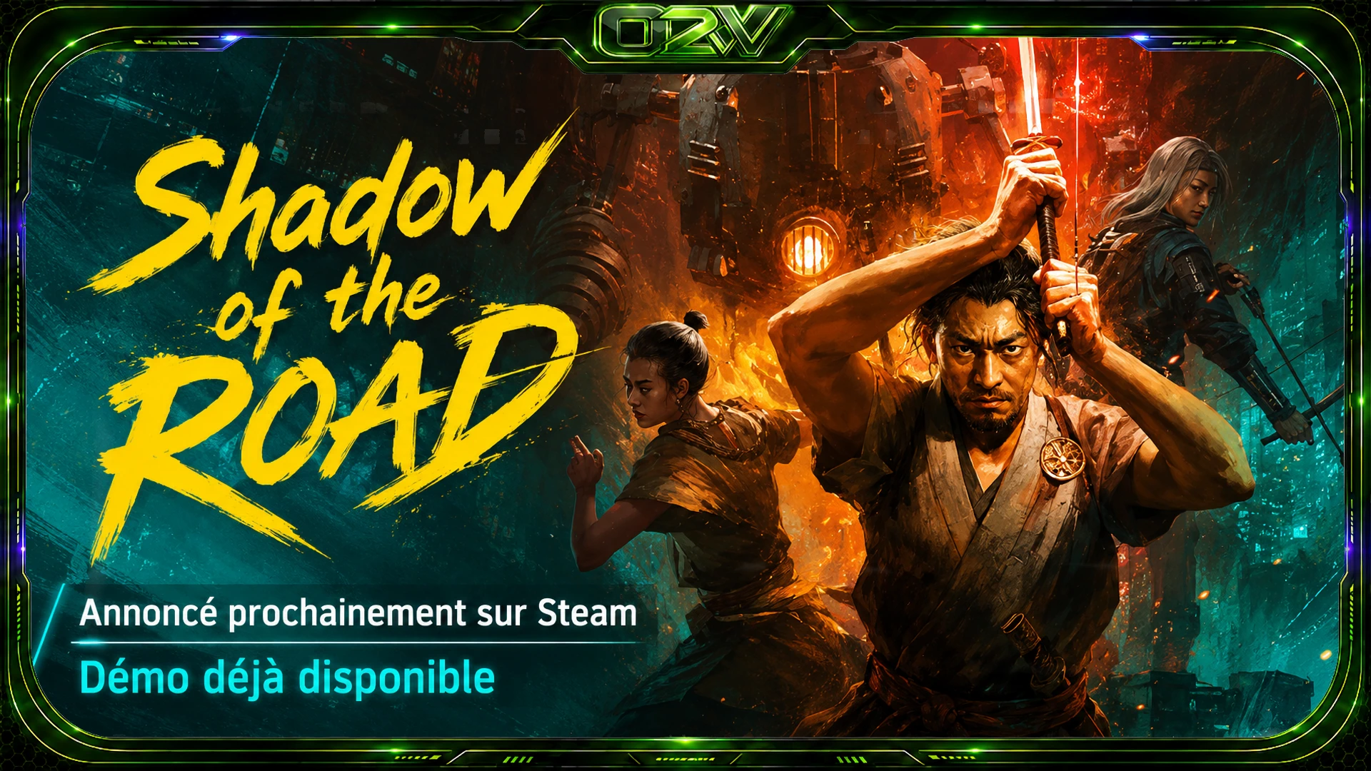 Shadow of the Road : samouraïs, yōkai et machines steampunk dans un RPG narratif
