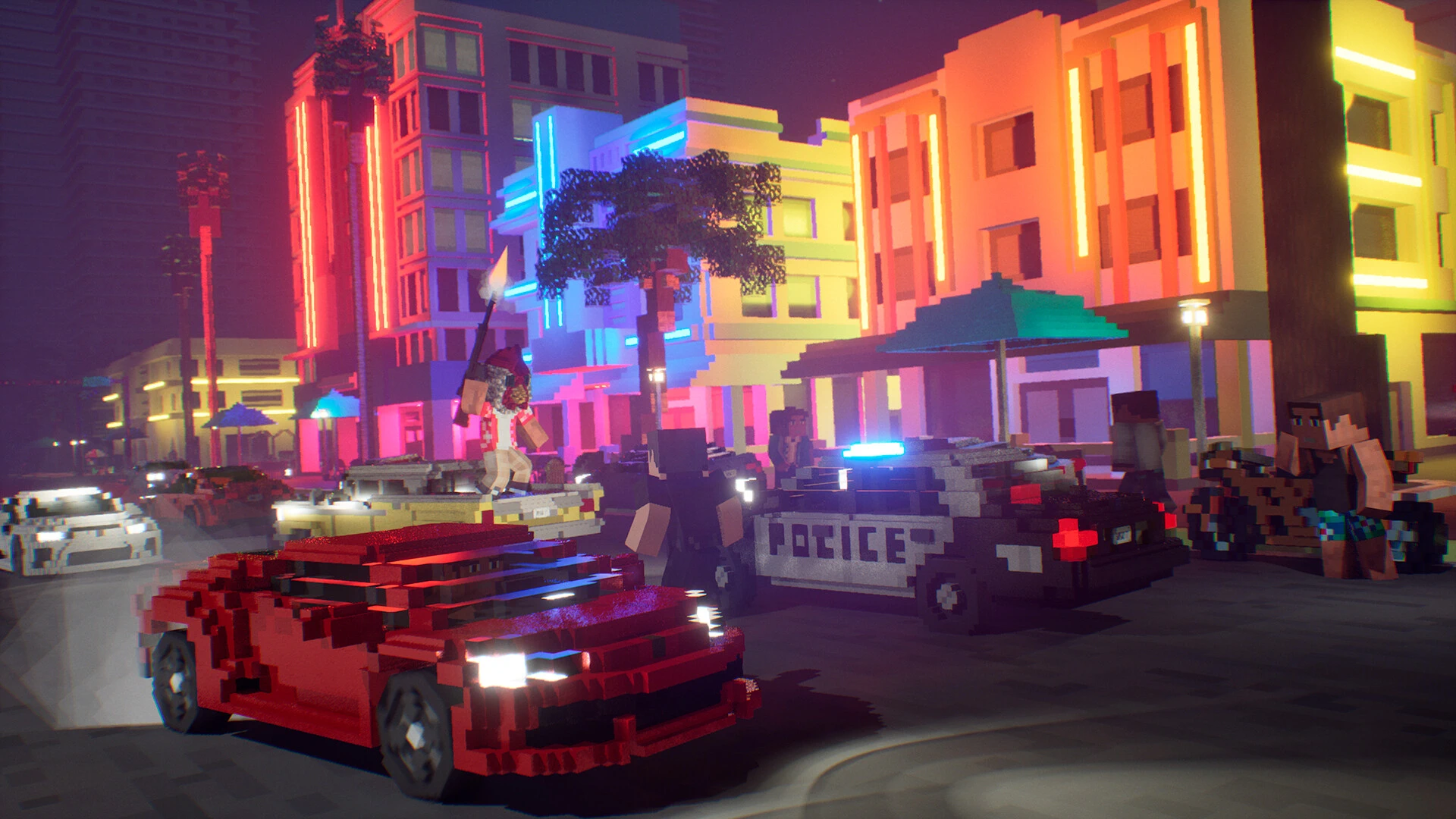 Snatch Squad : Payday façon GTA en monde ouvert voxel image 1