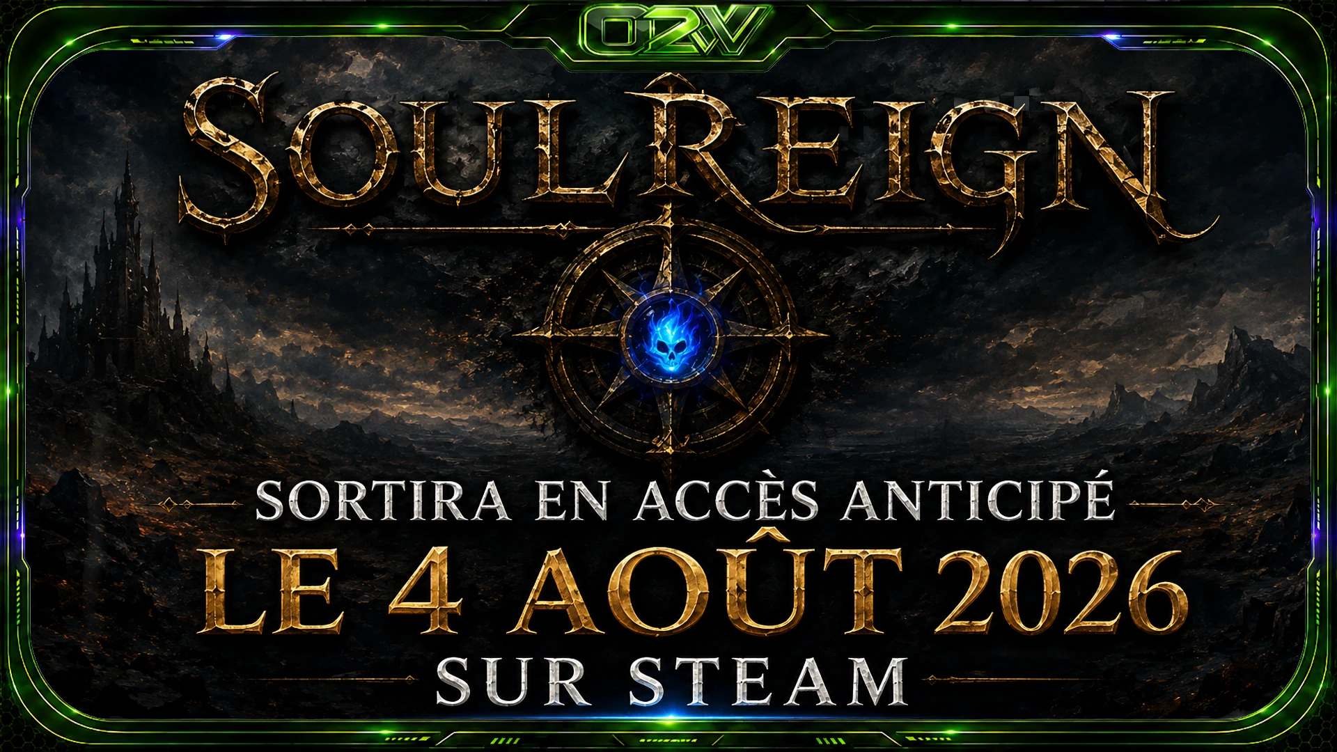 Soulreign sortira en accès anticipé le 4 août 2026 sur Steam