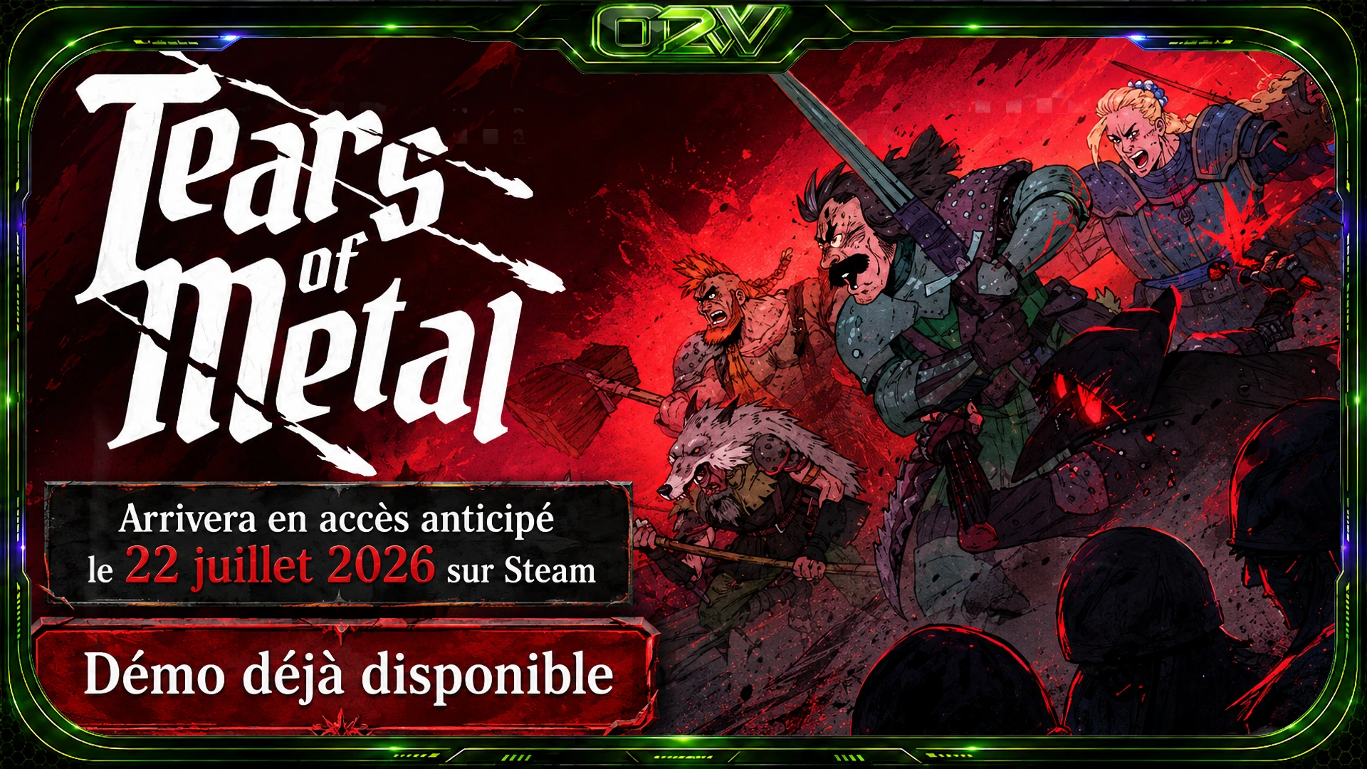 Tears of Metal : le roguelike médiéval coop arrive en accès anticipé